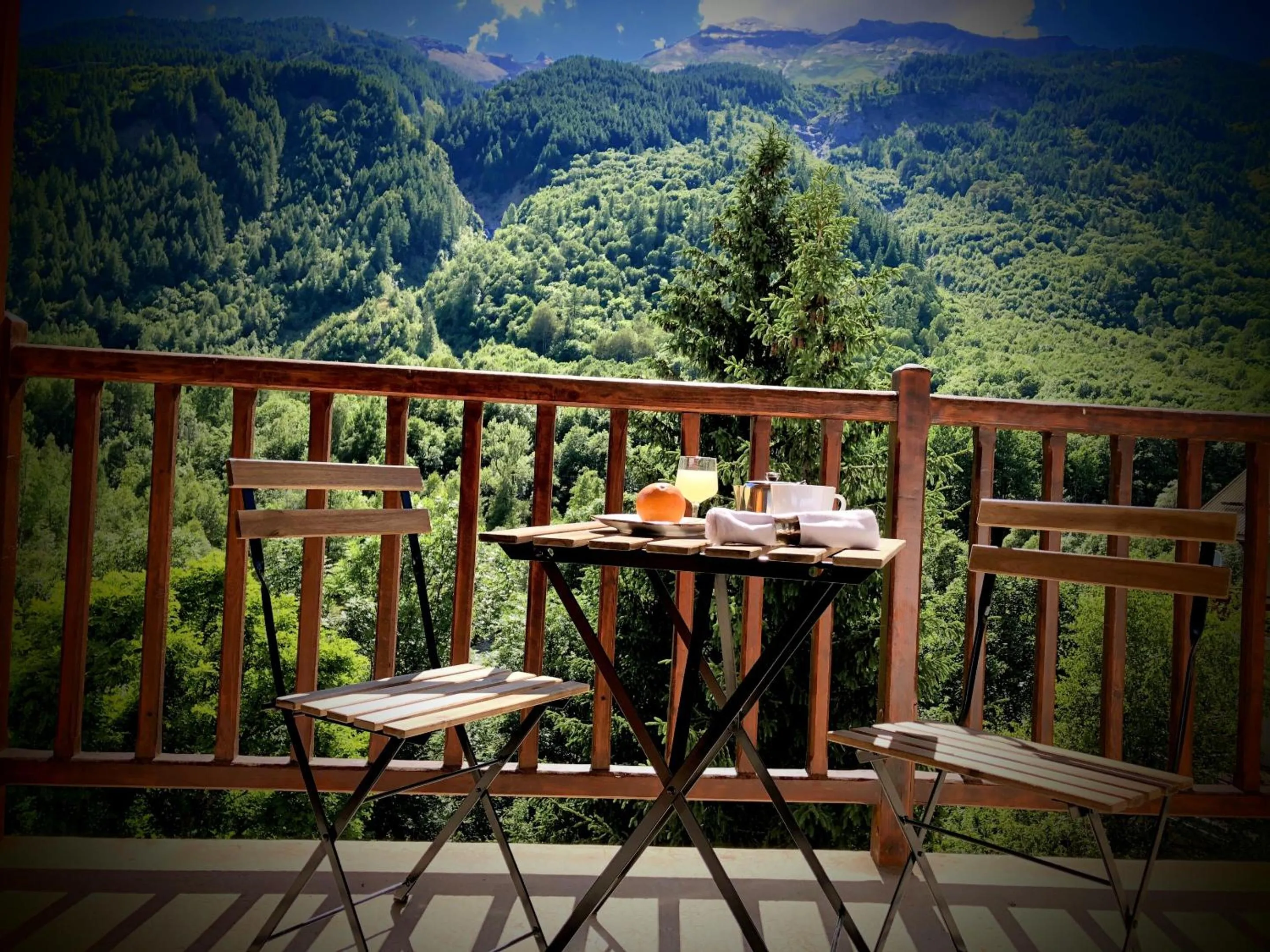 Patio in Auberge Saint Antoine