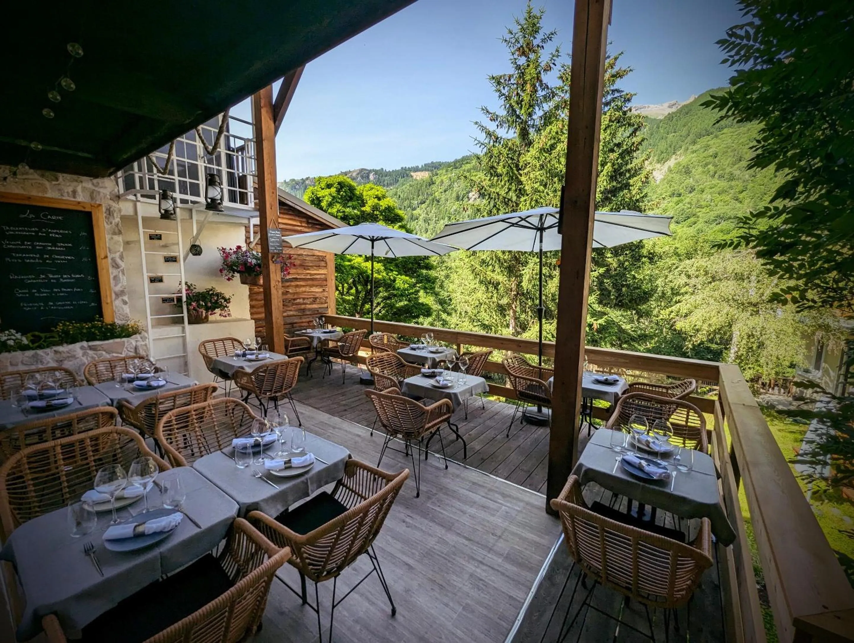 Patio in Auberge Saint Antoine