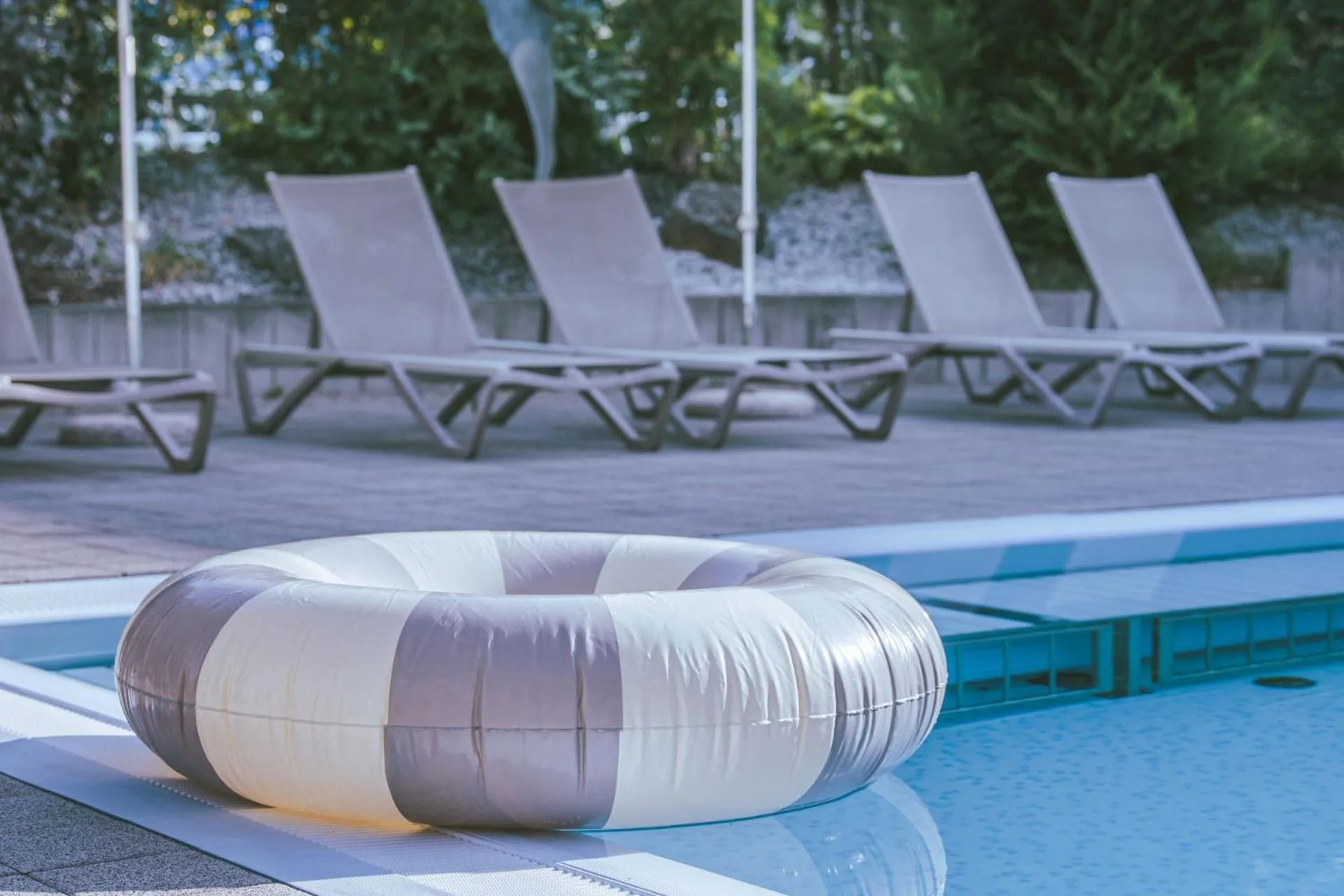 Swimming pool in Hotel Frankenland