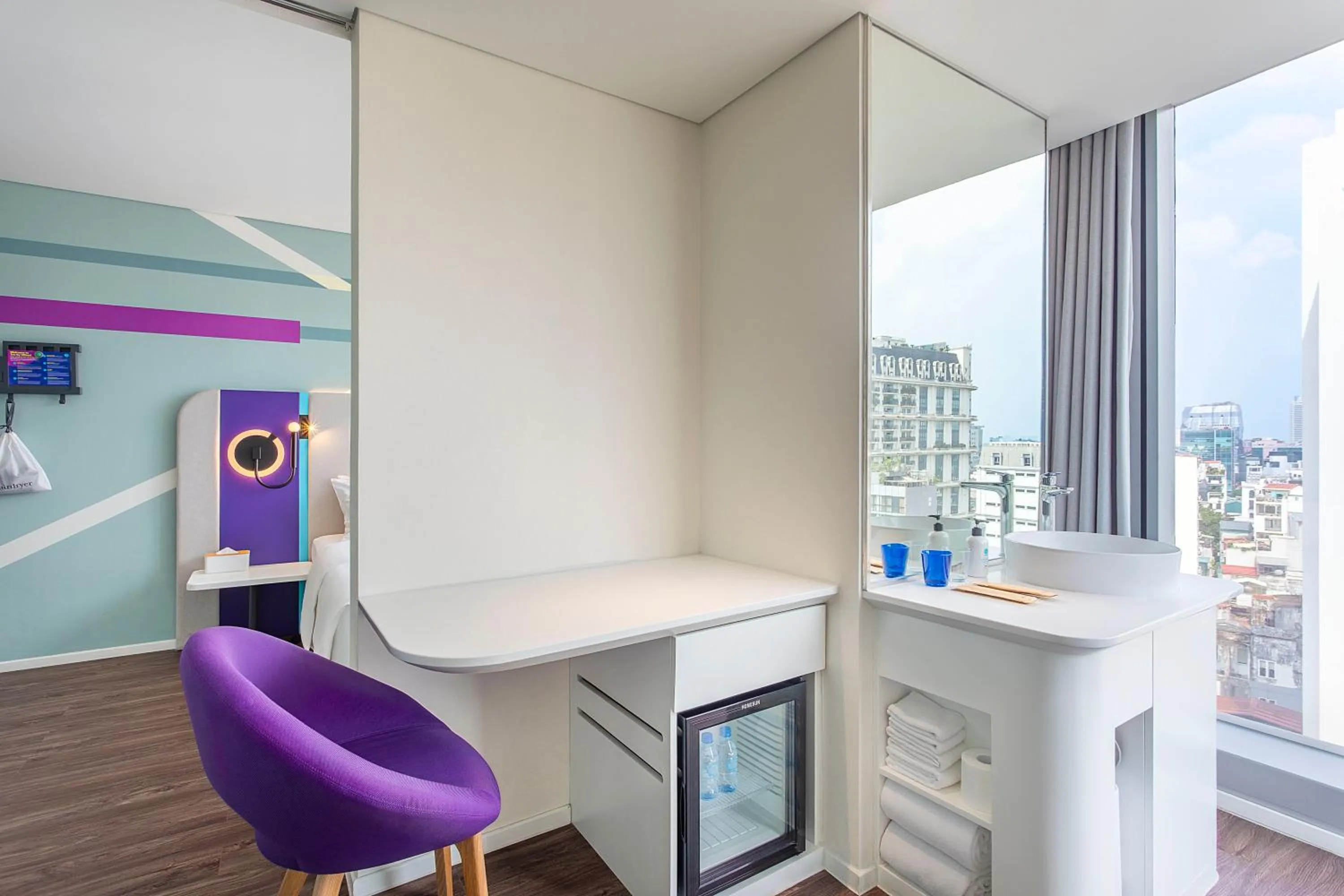 Seating area in Tru by Hilton Hanoi Station