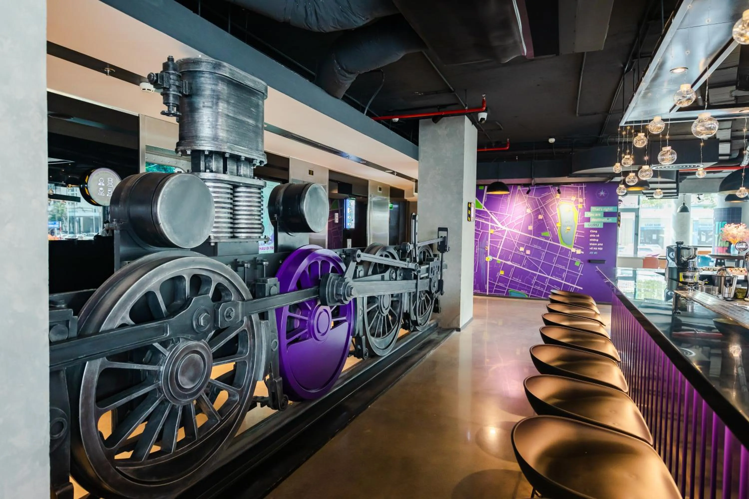 Seating area in Tru by Hilton Hanoi Station