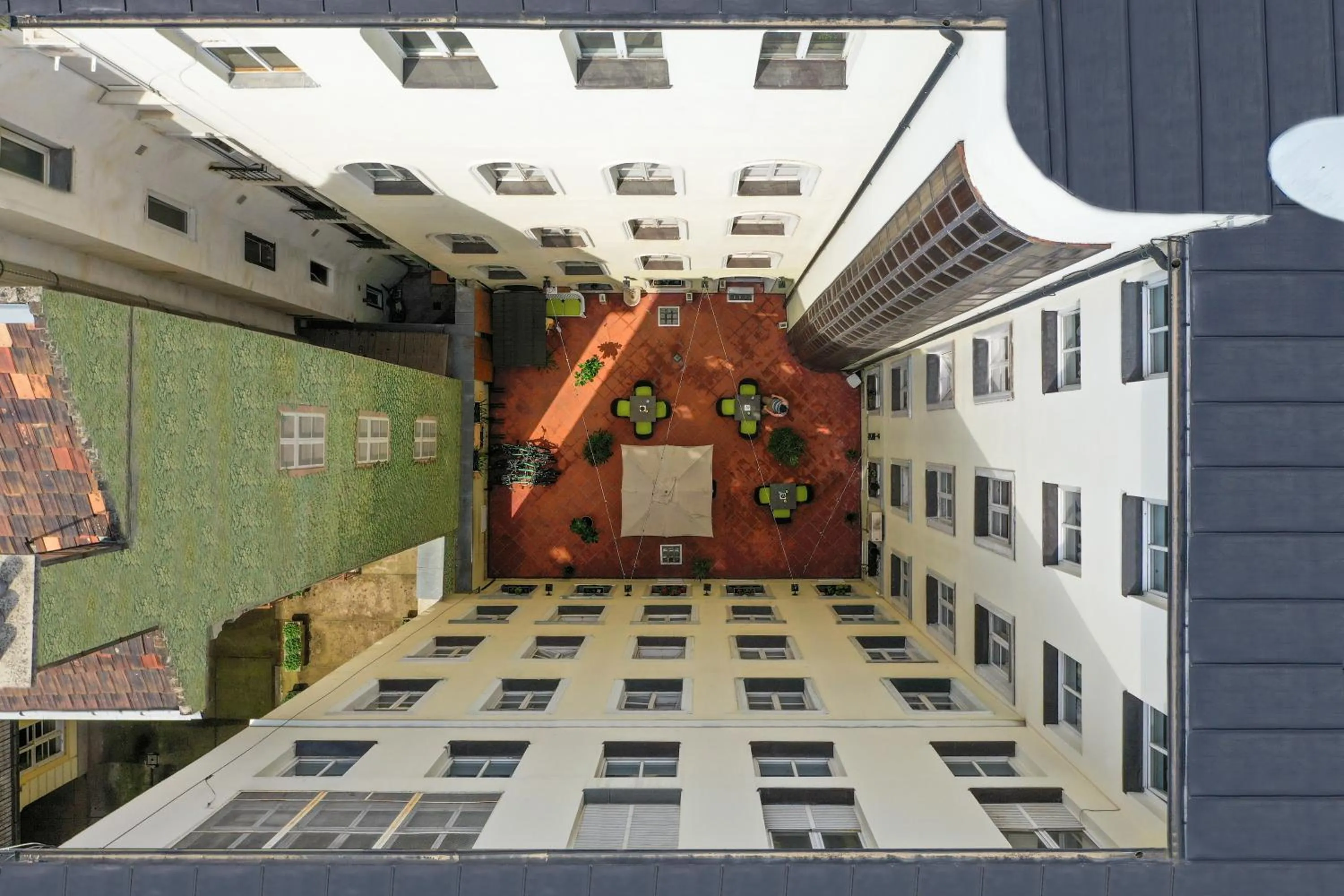 Balcony/Terrace in MP Hostel Budapest