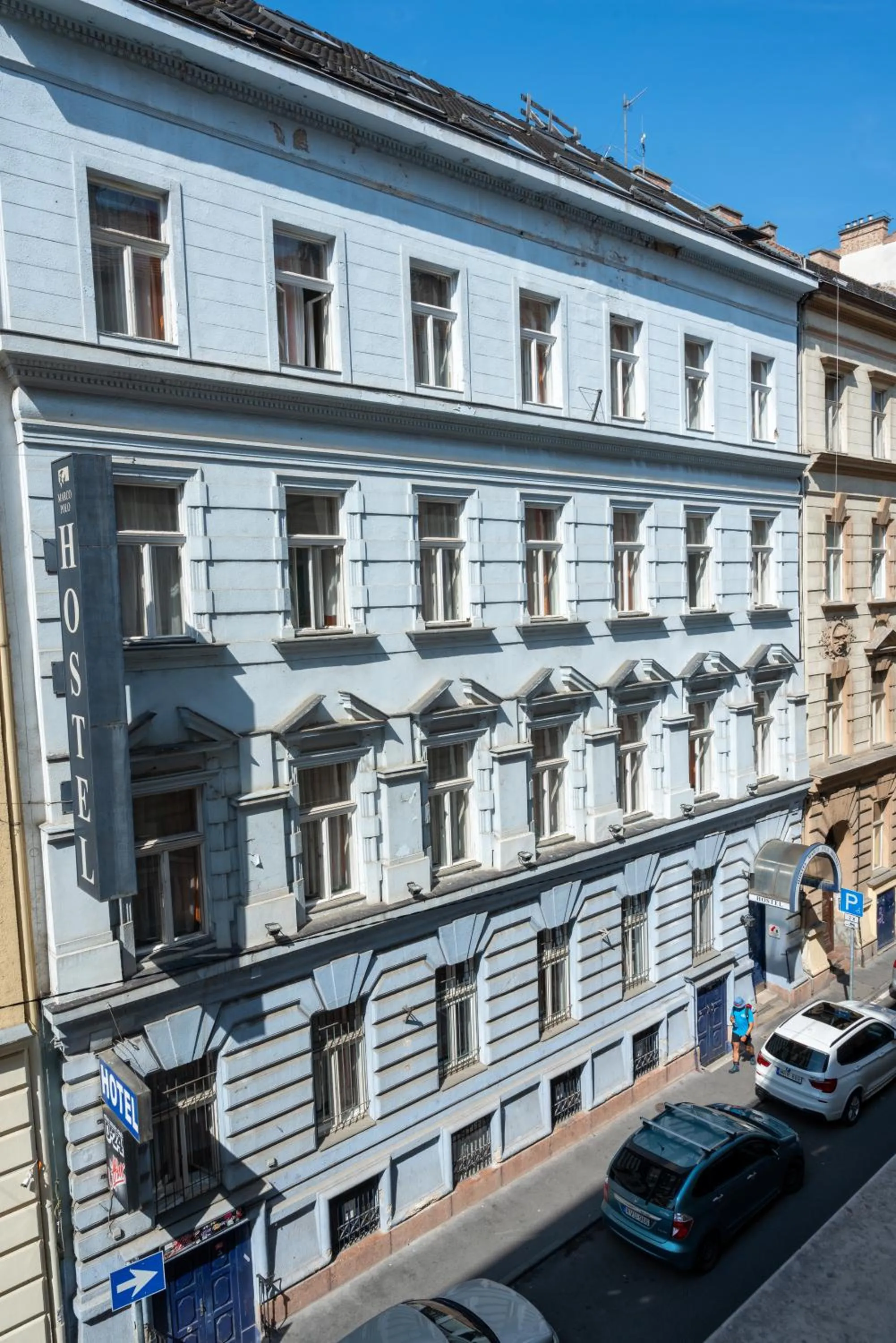Property building in MP Hostel Budapest