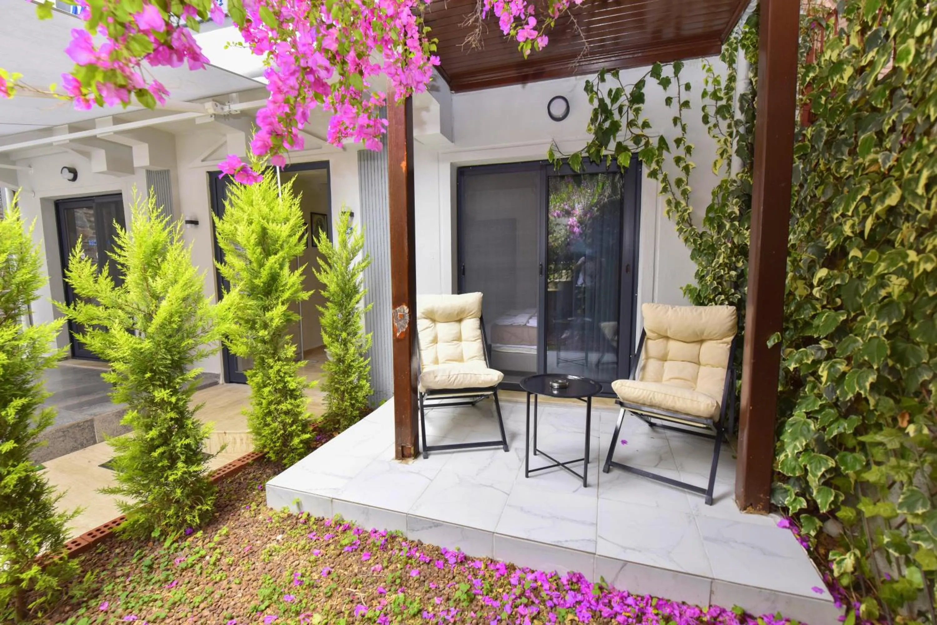 Balcony/Terrace in Mykonut Boutique Suites