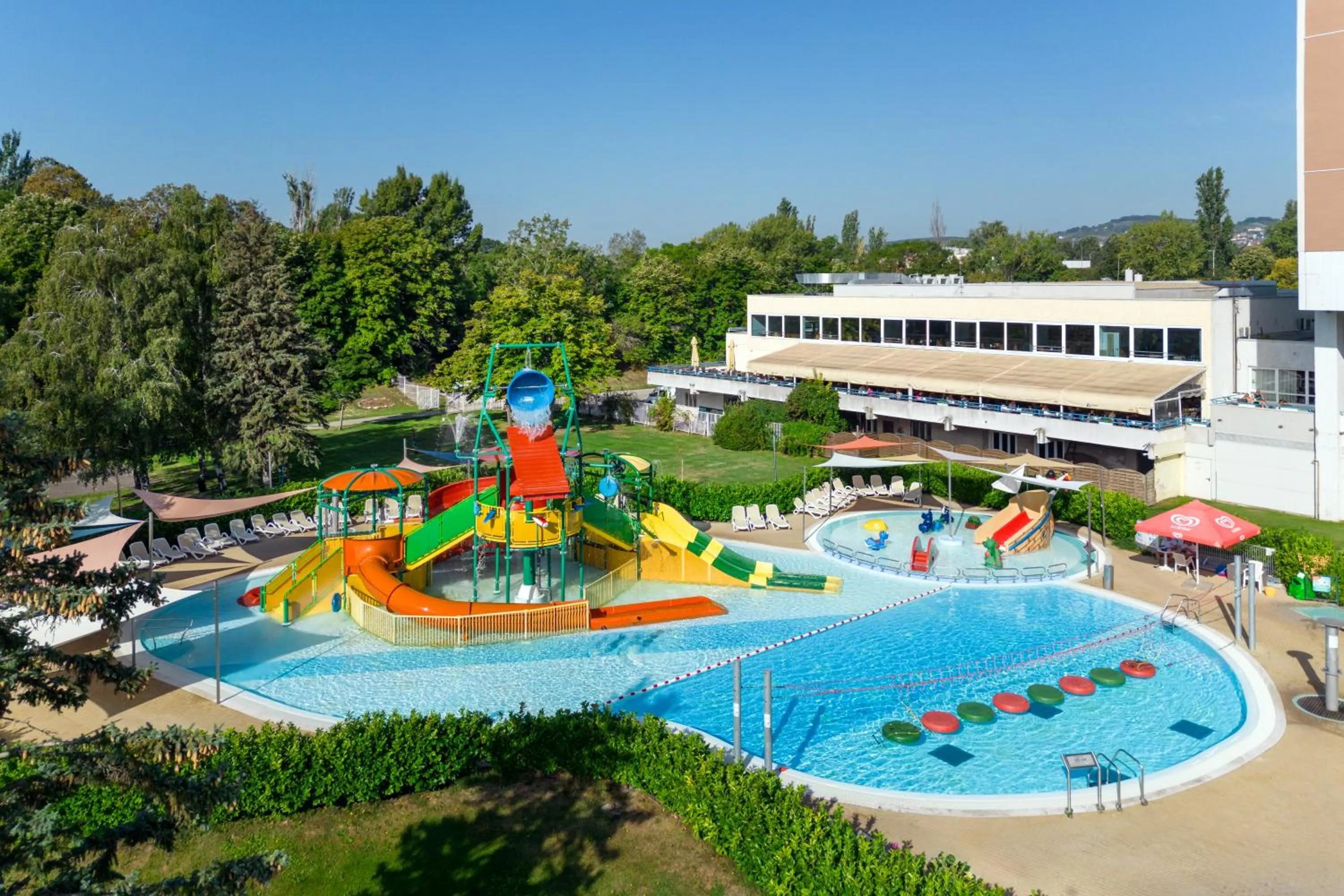 Aqua park in Danubius Hotel Marina