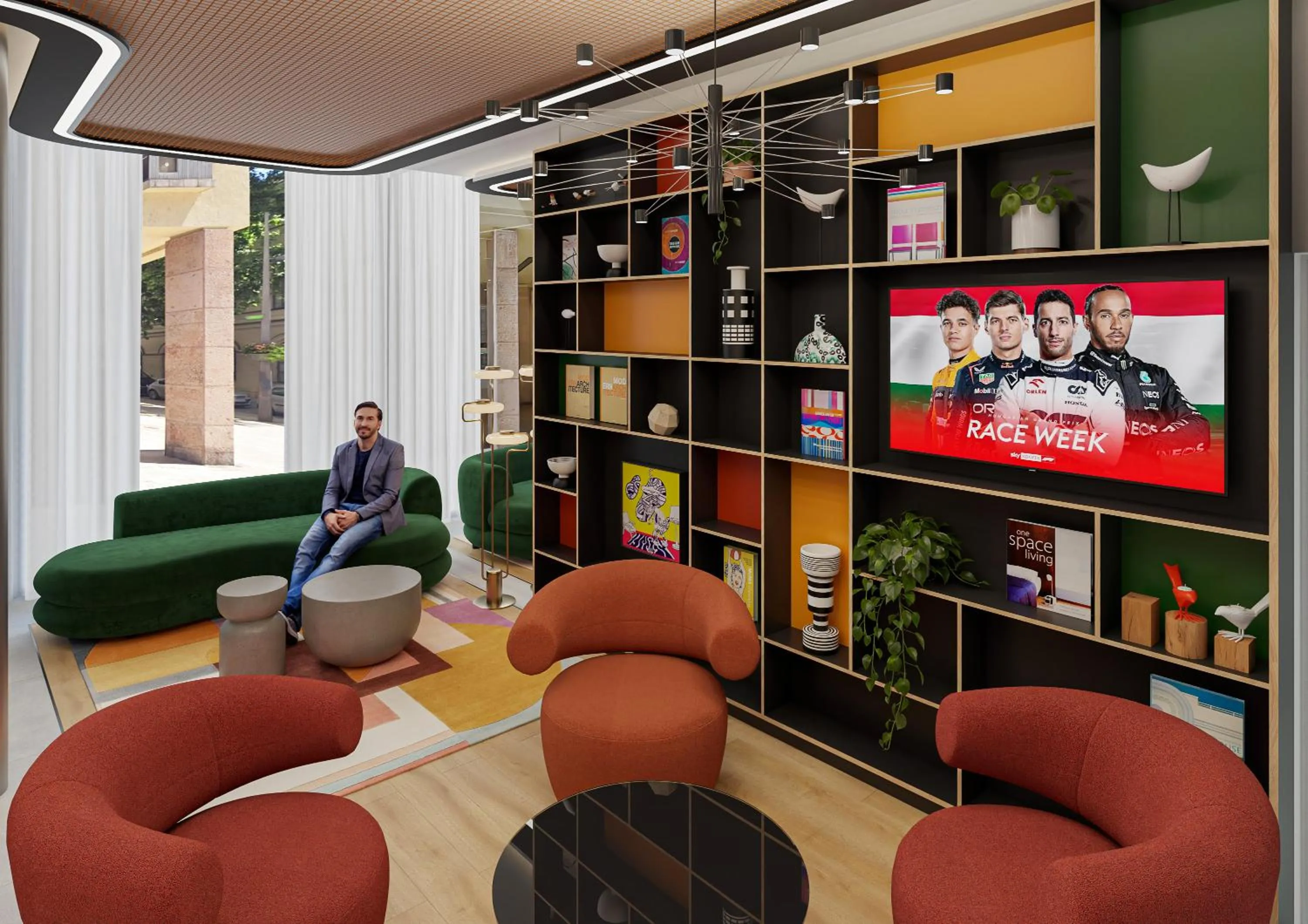 Lobby or reception in Danubius Hotel Erzsébet City Center