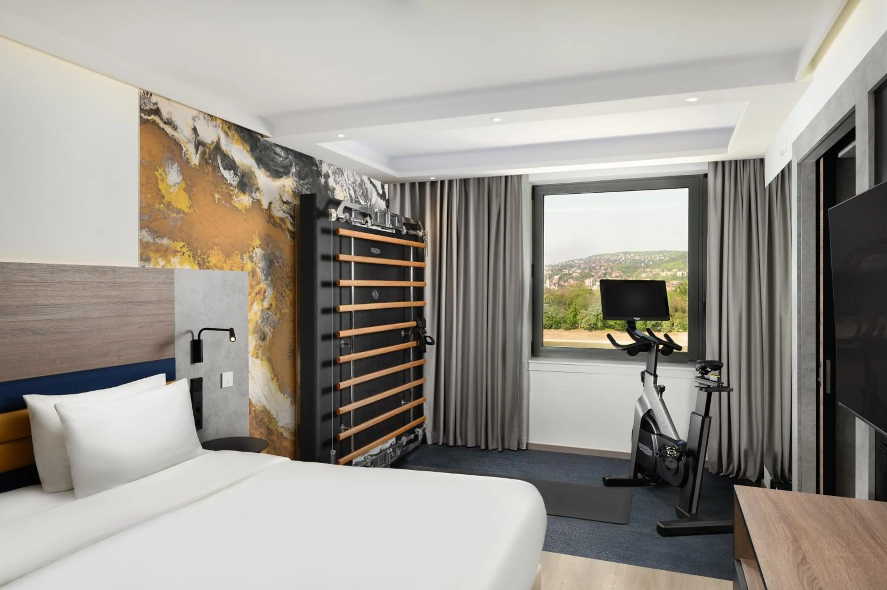 Bed in Danubius Hotel Helia