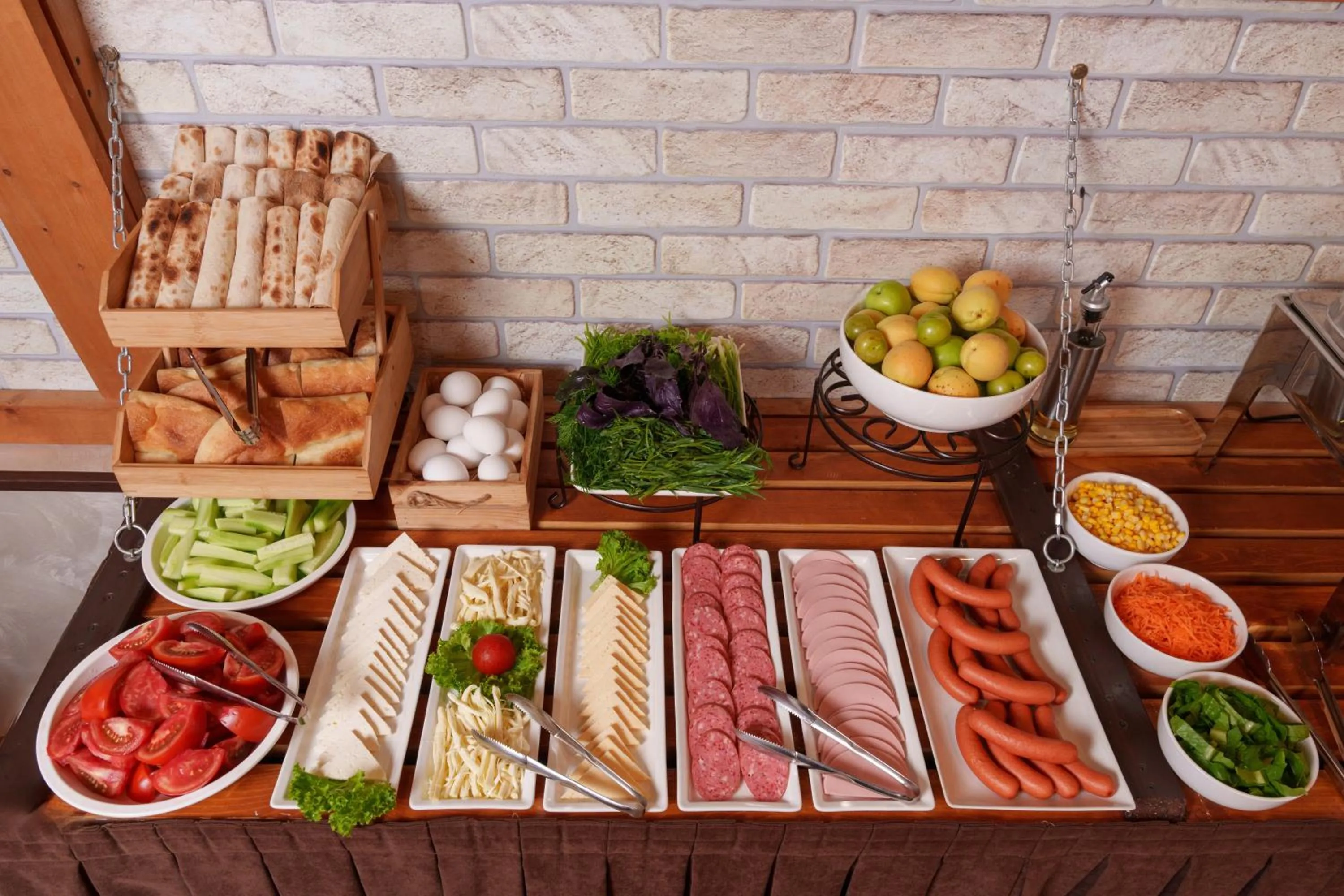 Buffet breakfast in DiliVita Rest House