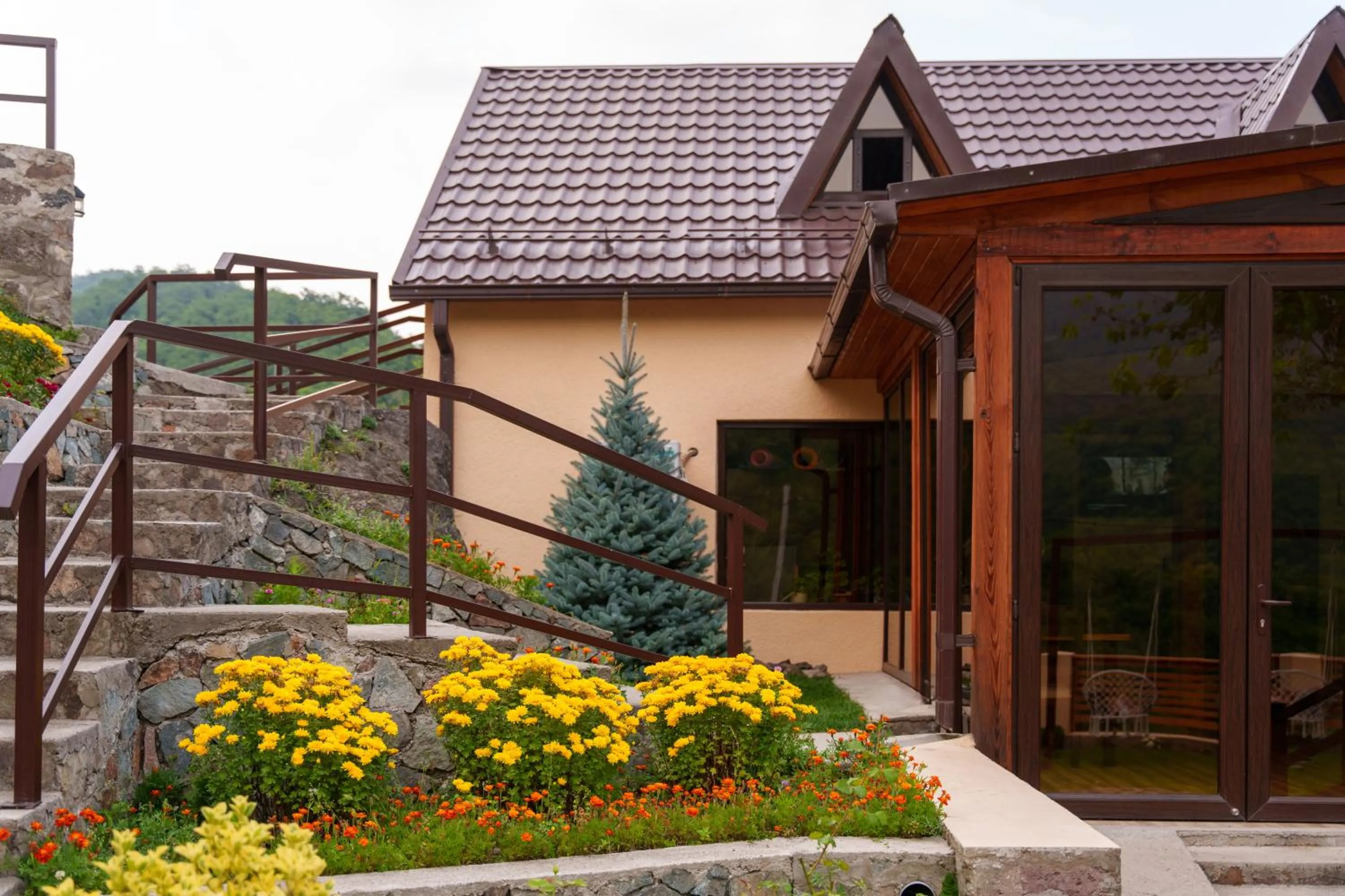 Garden view in DiliVita Rest House