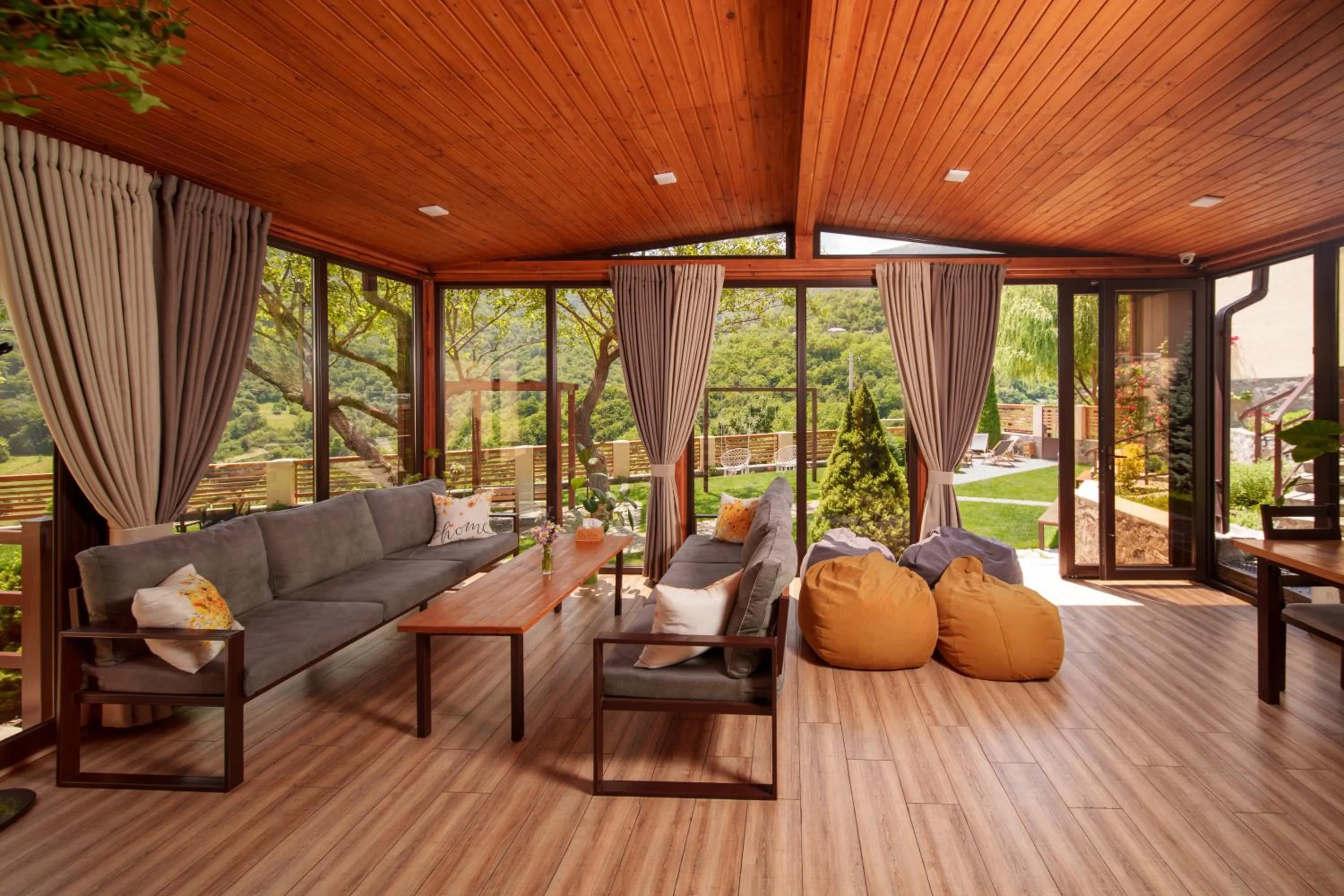 Seating area in DiliVita Rest House