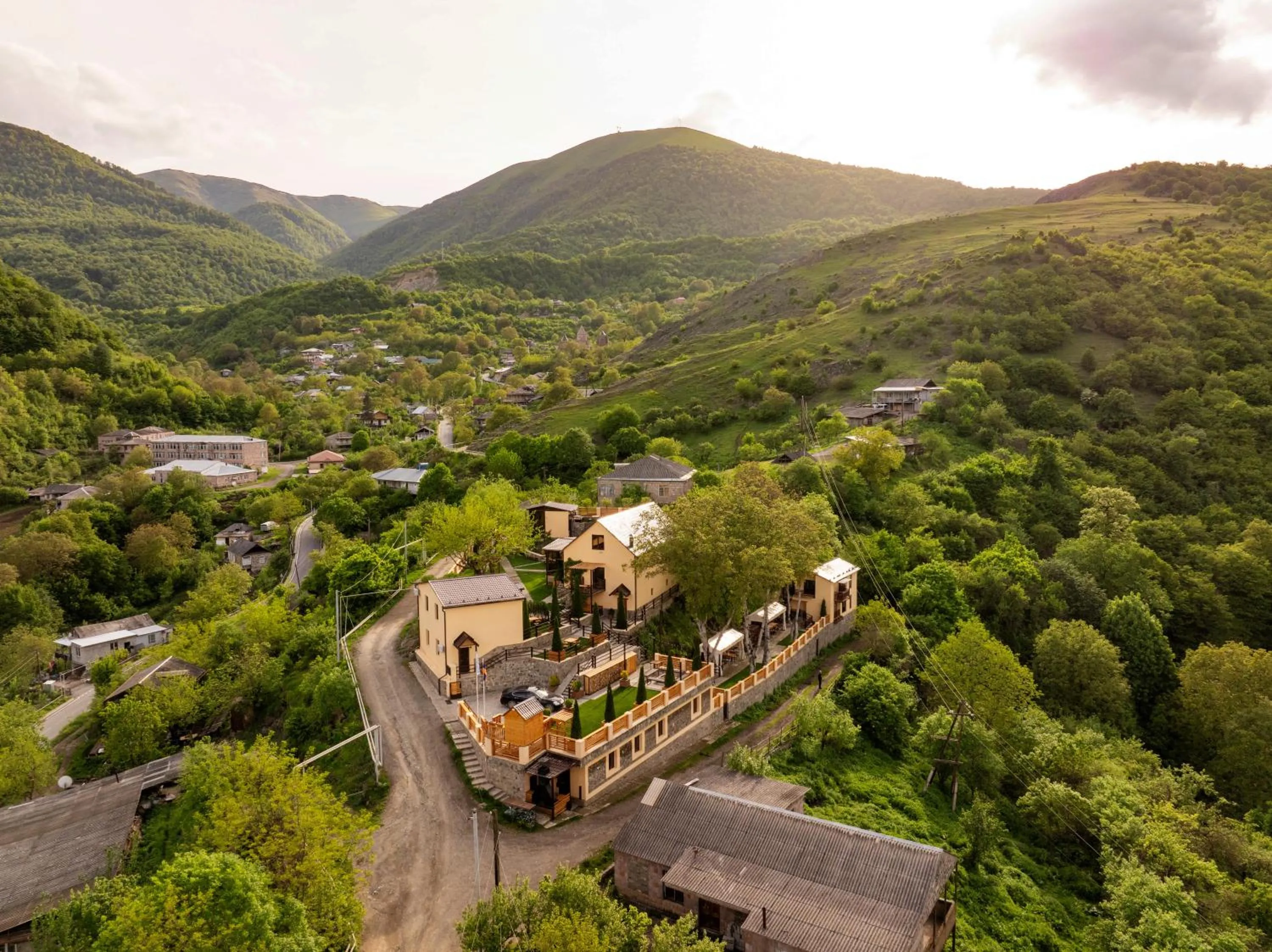 Bird's eye view in DiliVita Rest House