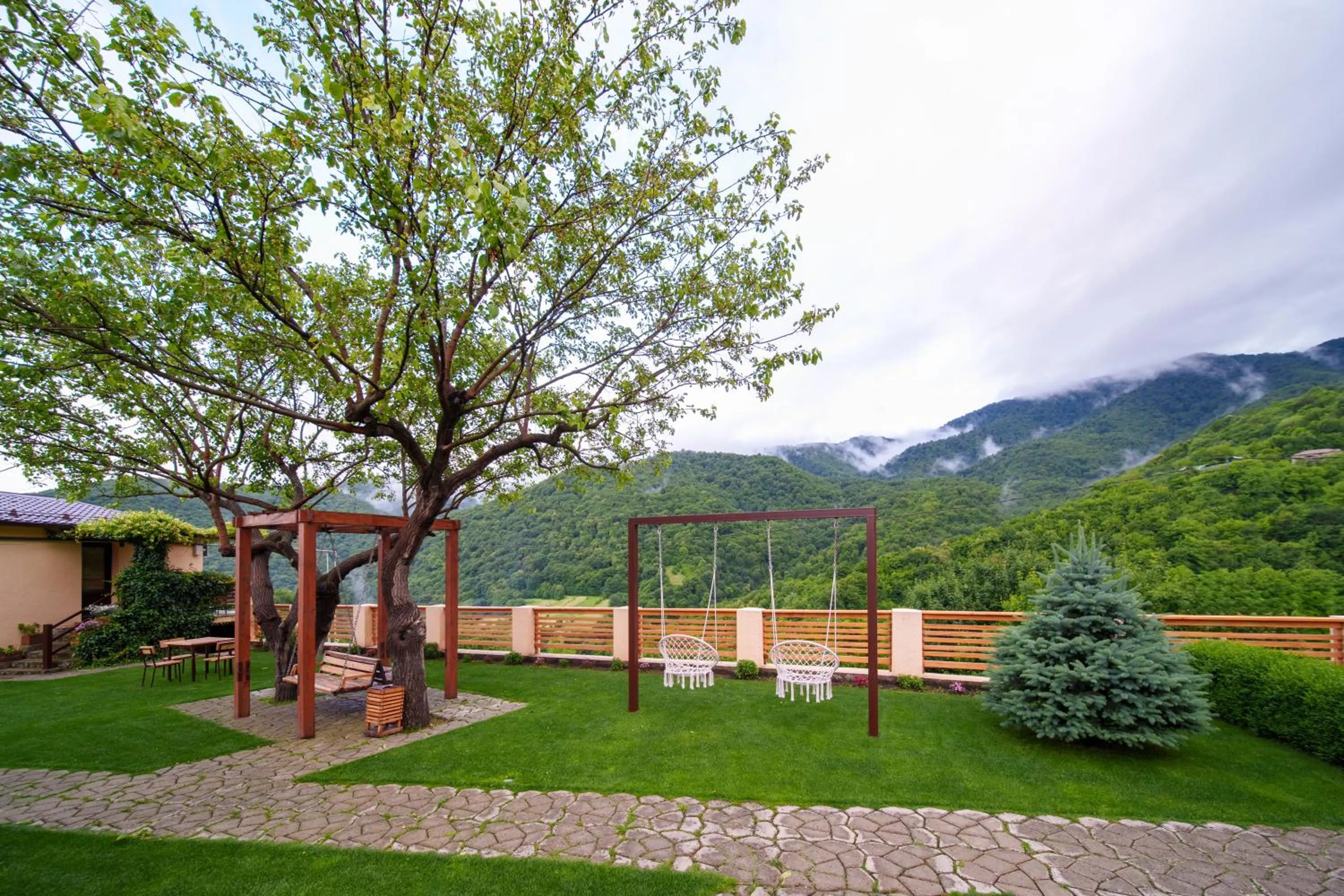 Garden view in DiliVita Rest House