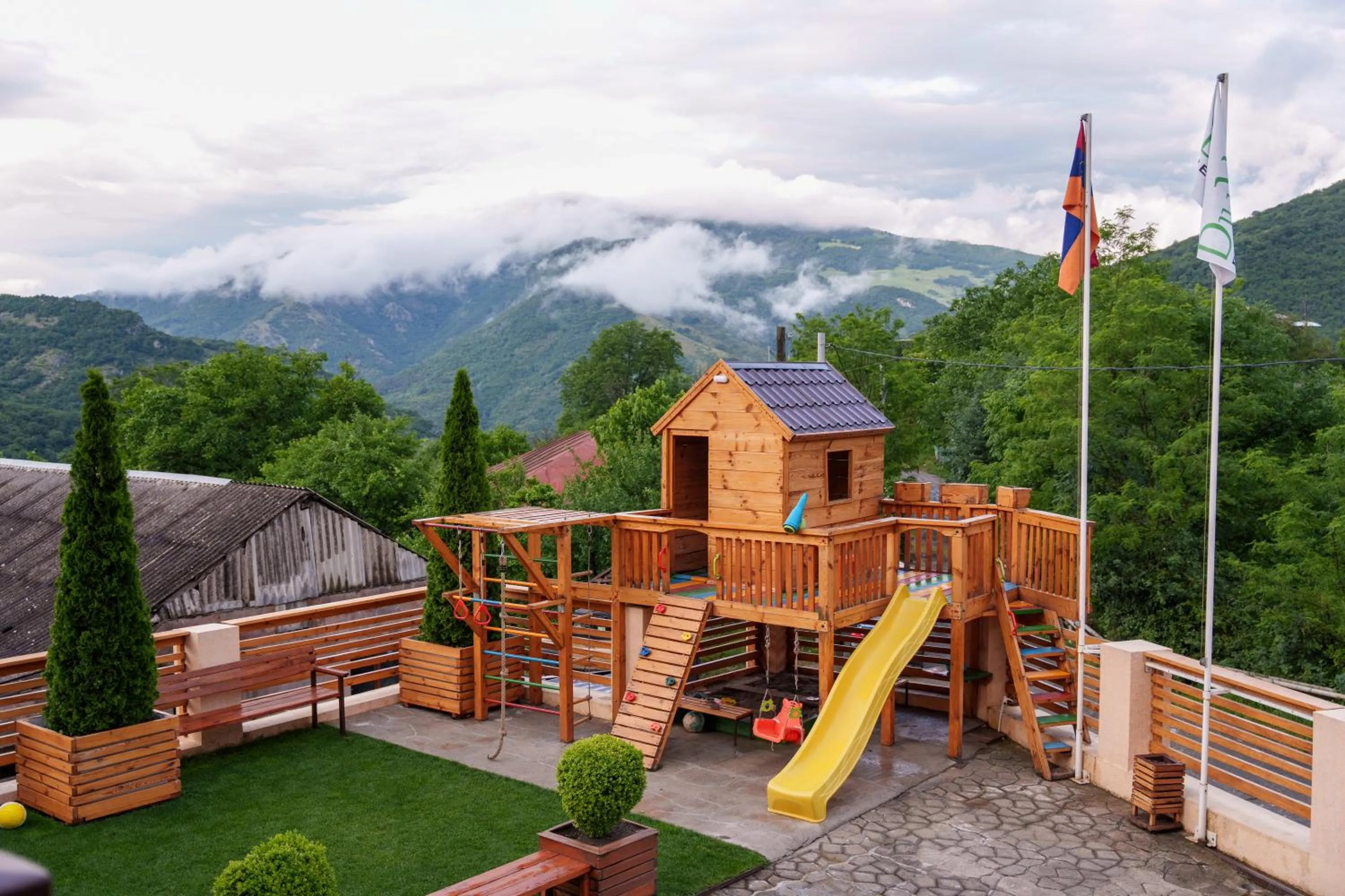 Children play ground in DiliVita Rest House