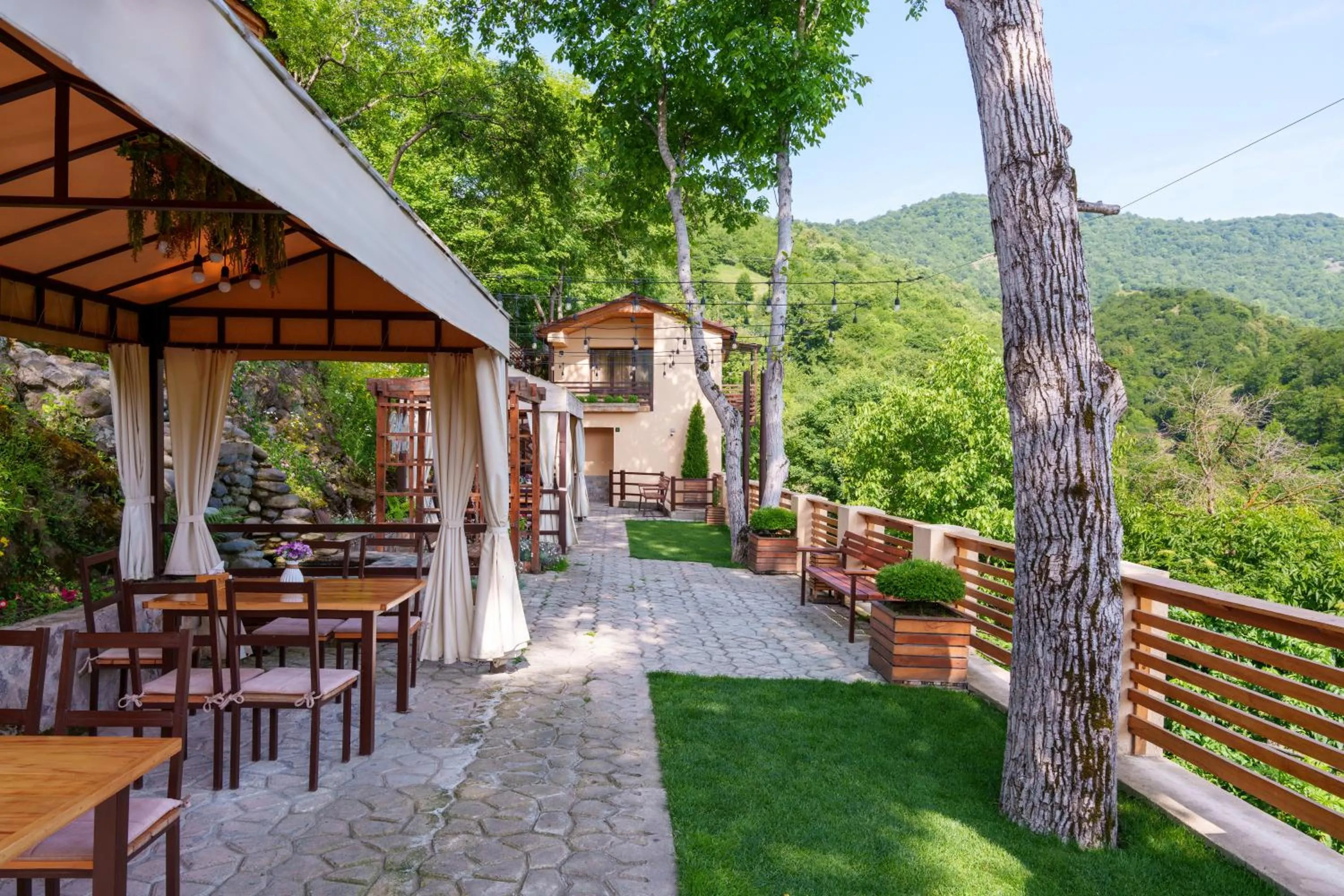 Patio in DiliVita Rest House