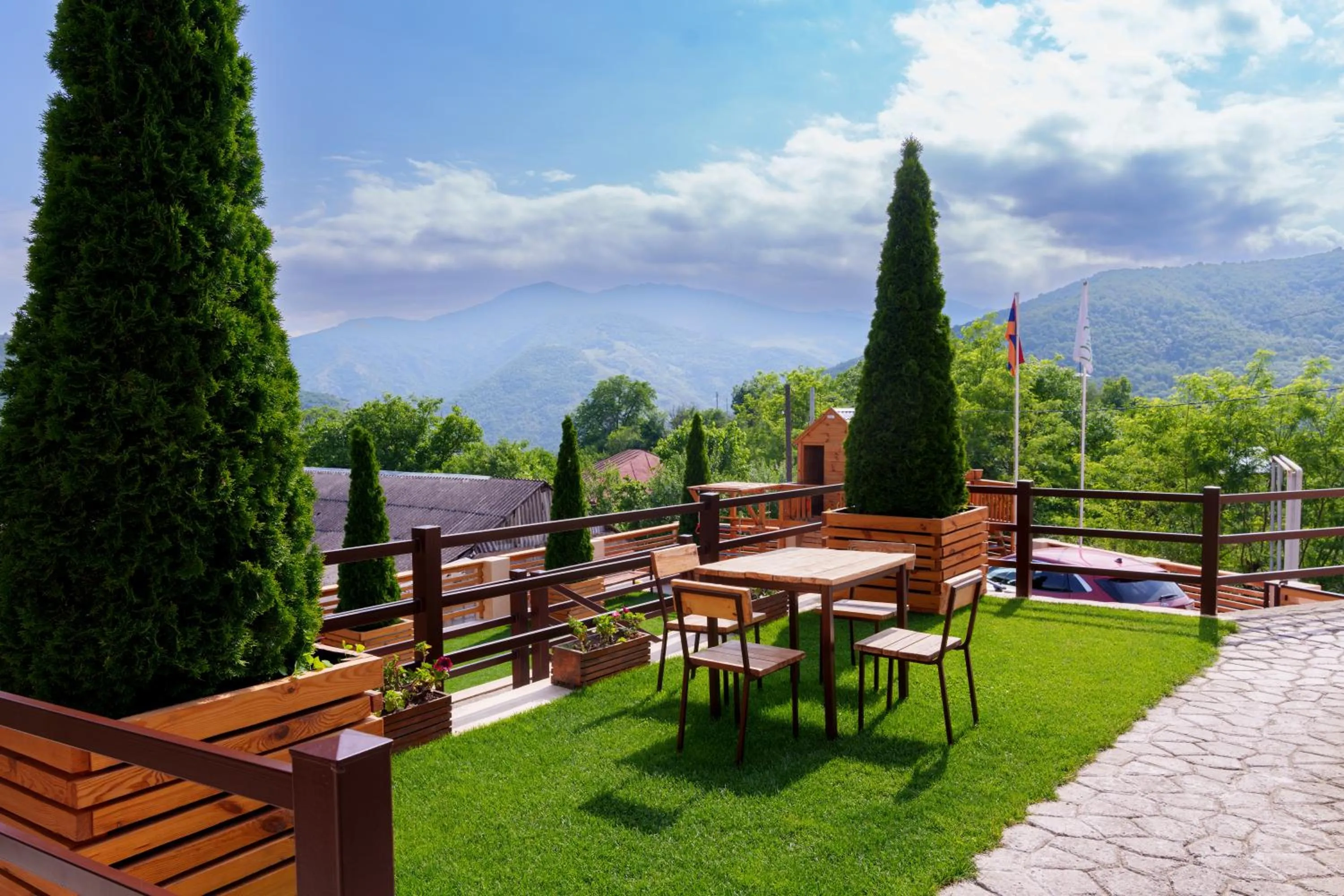 Mountain view in DiliVita Rest House