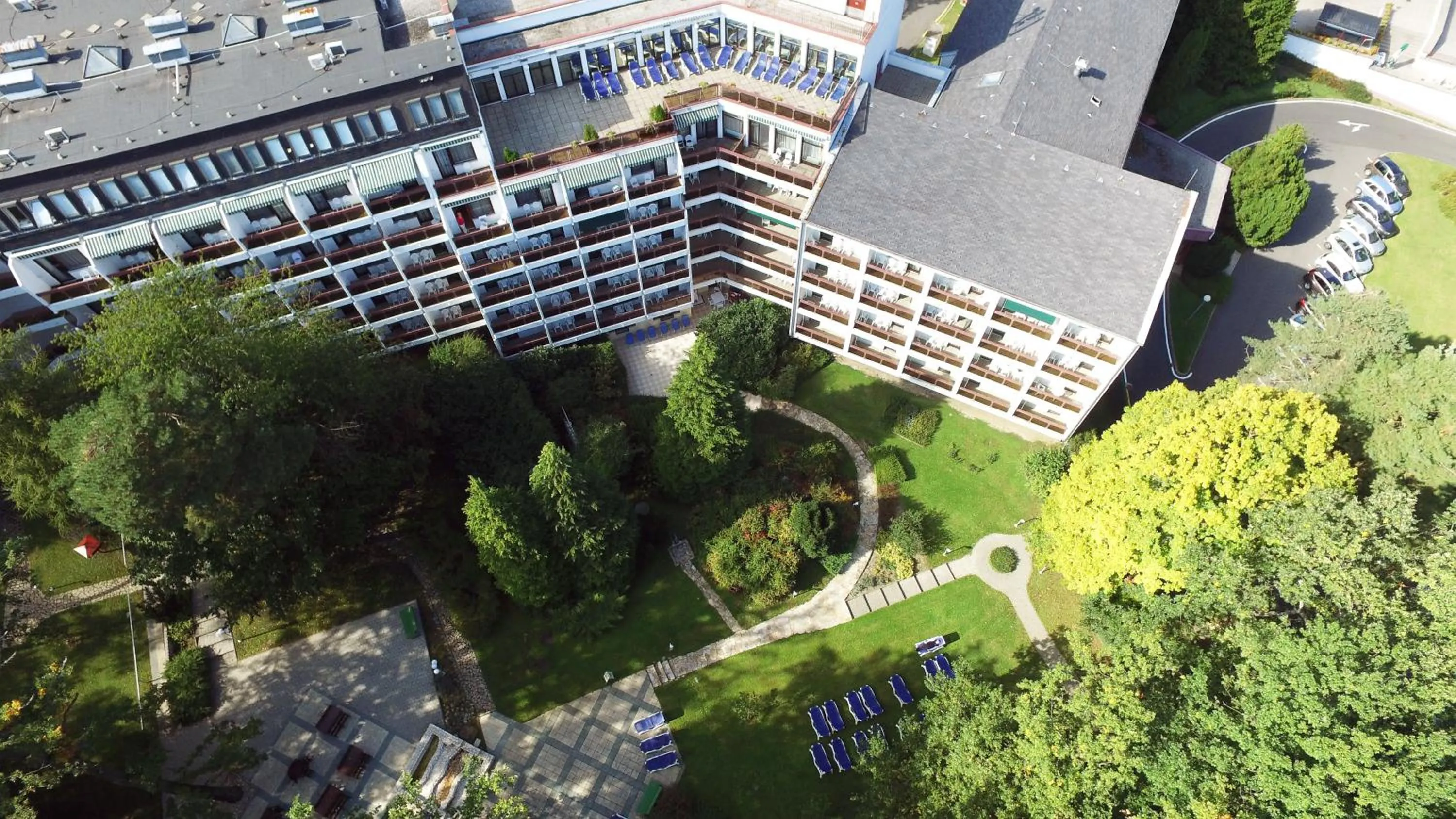 Bird's eye view in Hotel Lövér Sopron