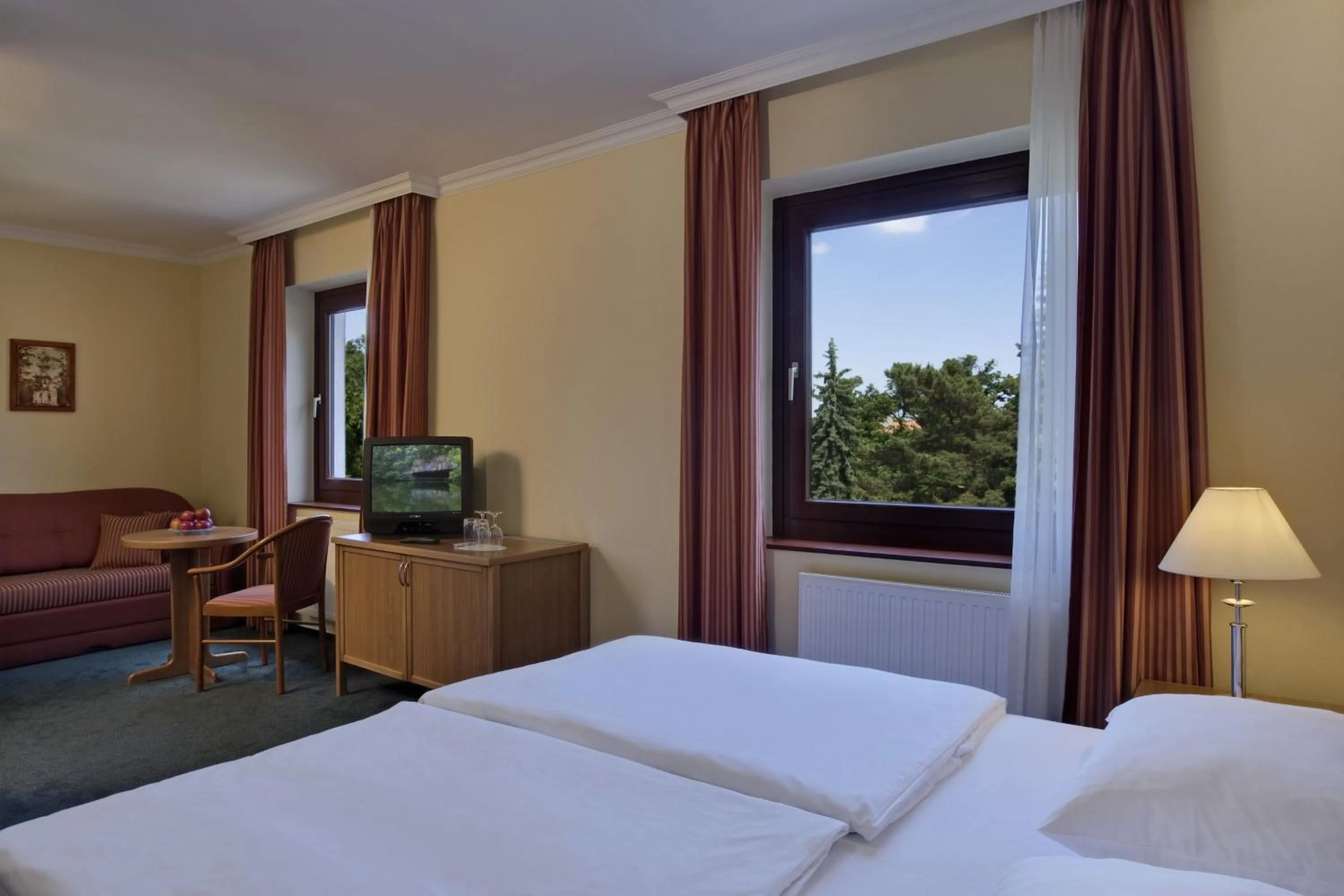 Bed in Hotel Lövér Sopron