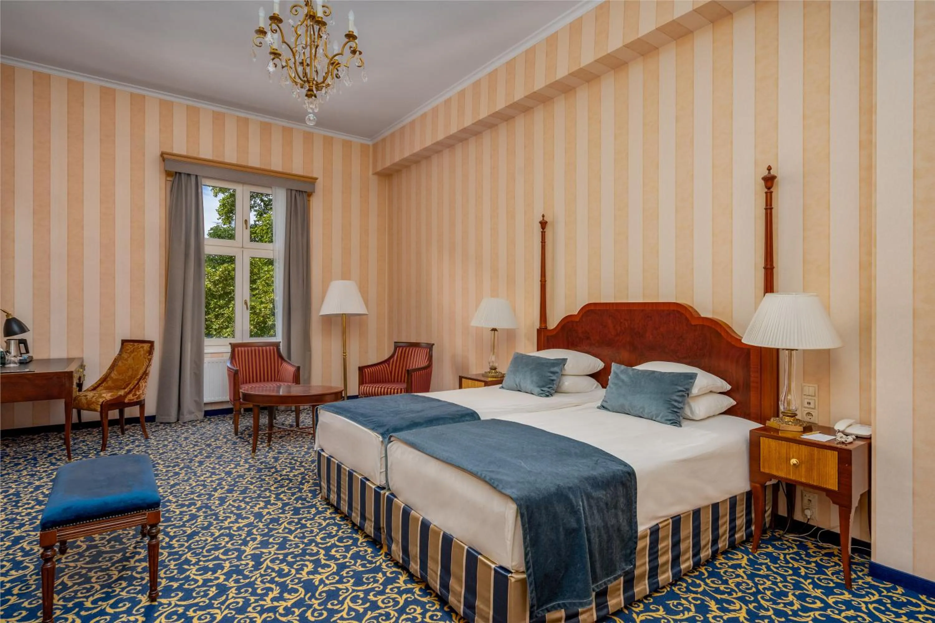 Bedroom, Bed in Ensana Grand Margaret Island