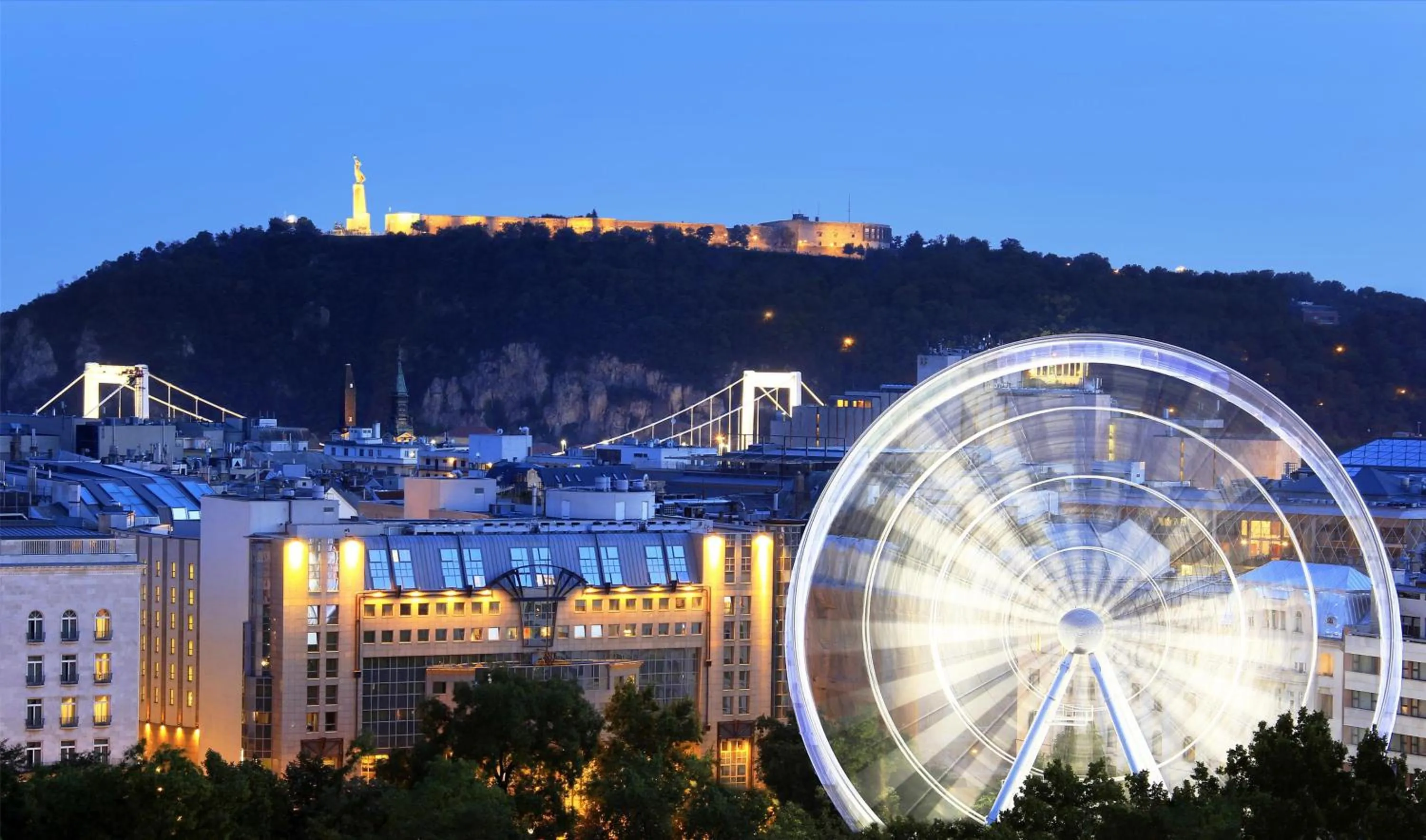 Property building in Kempinski Hotel Corvinus Budapest