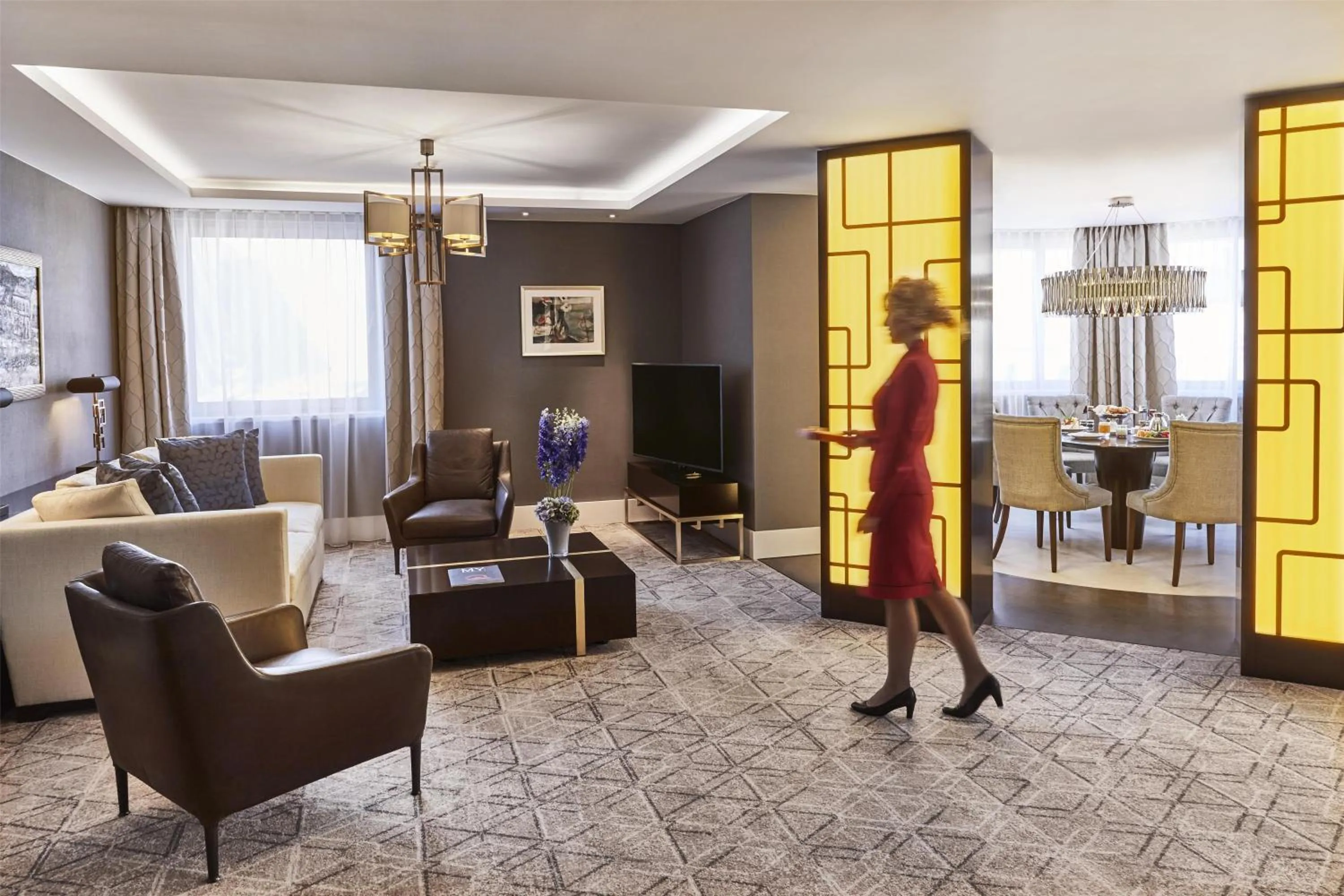 Photo of the whole room in Kempinski Hotel Corvinus Budapest