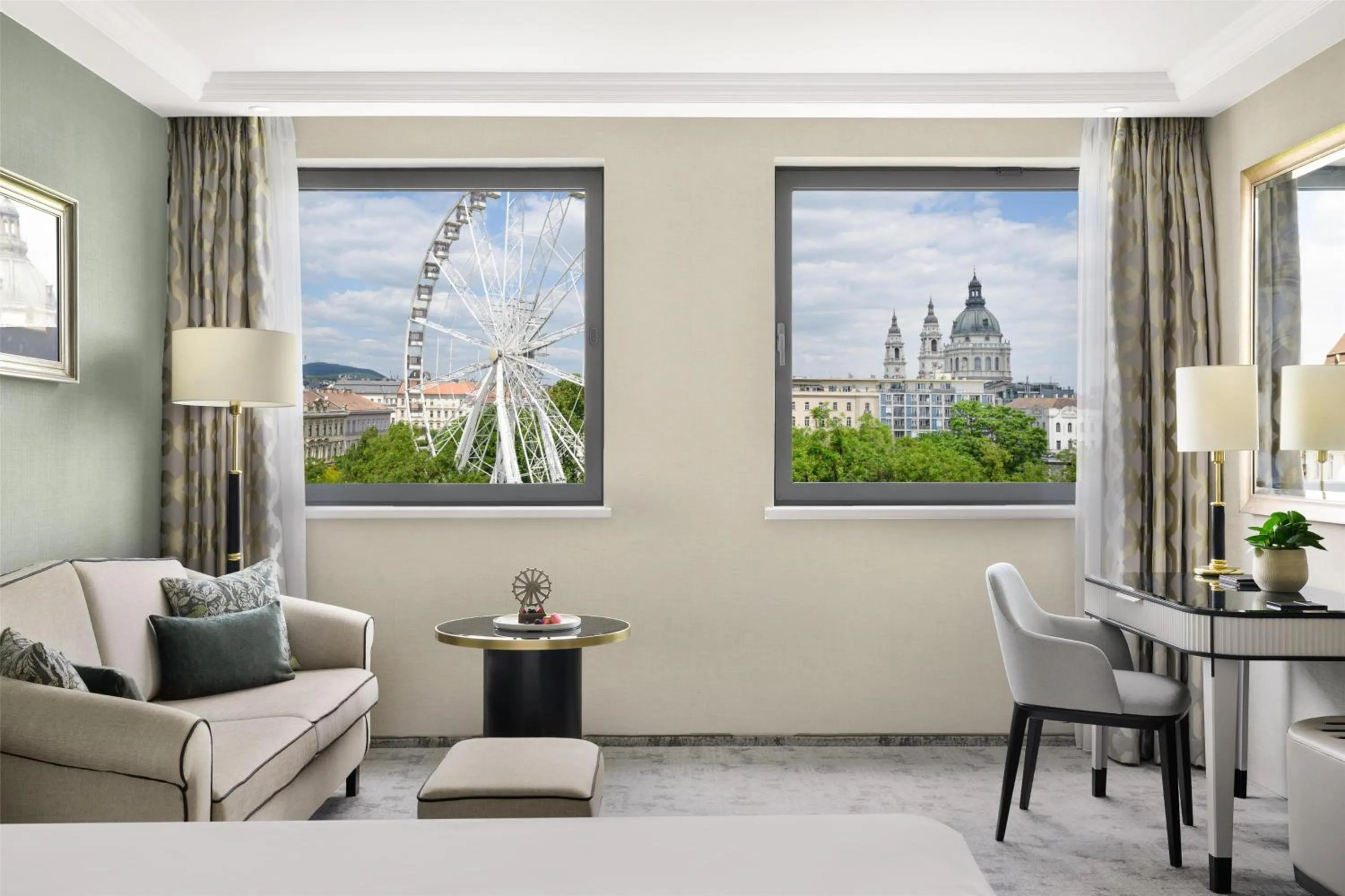 View (from property/room) in Kempinski Hotel Corvinus Budapest