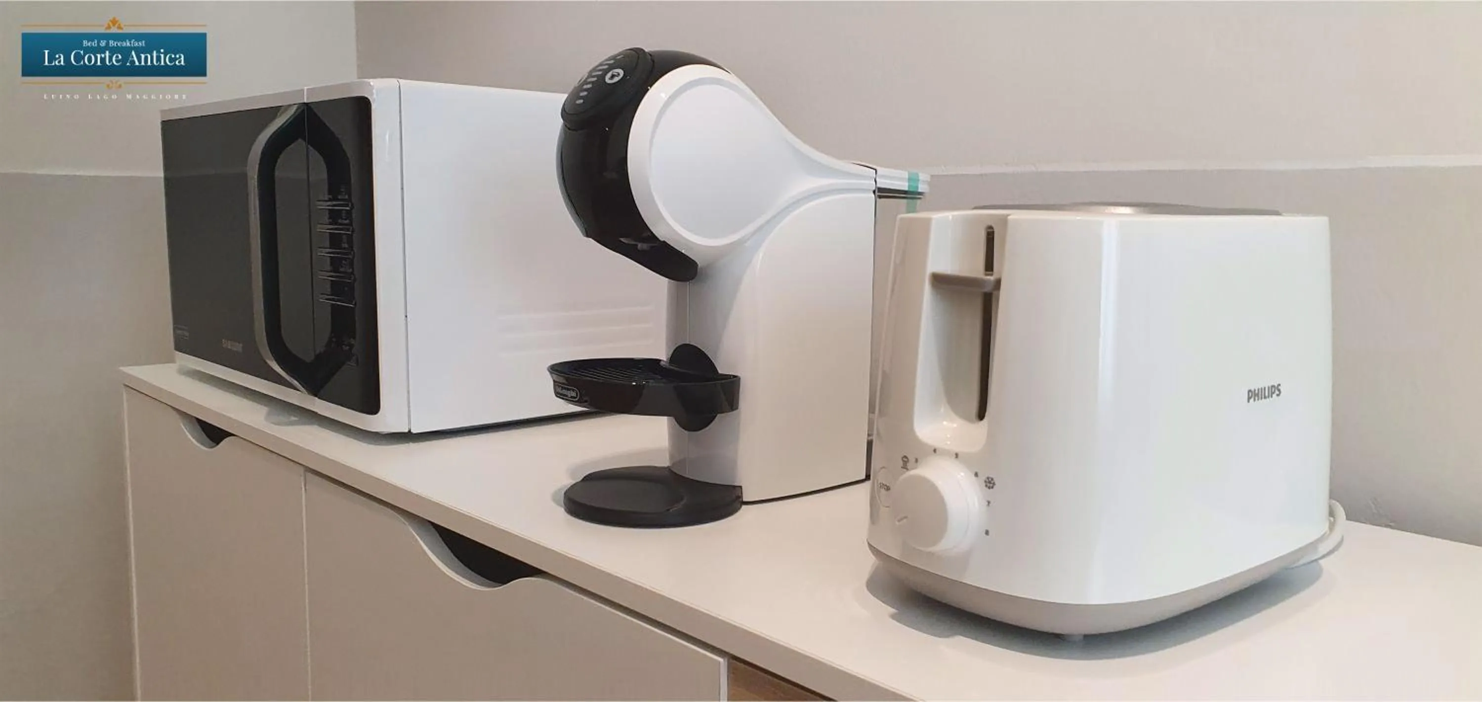 Coffee/tea facilities in B&B La Corte Antica - Luino Lago Maggiore