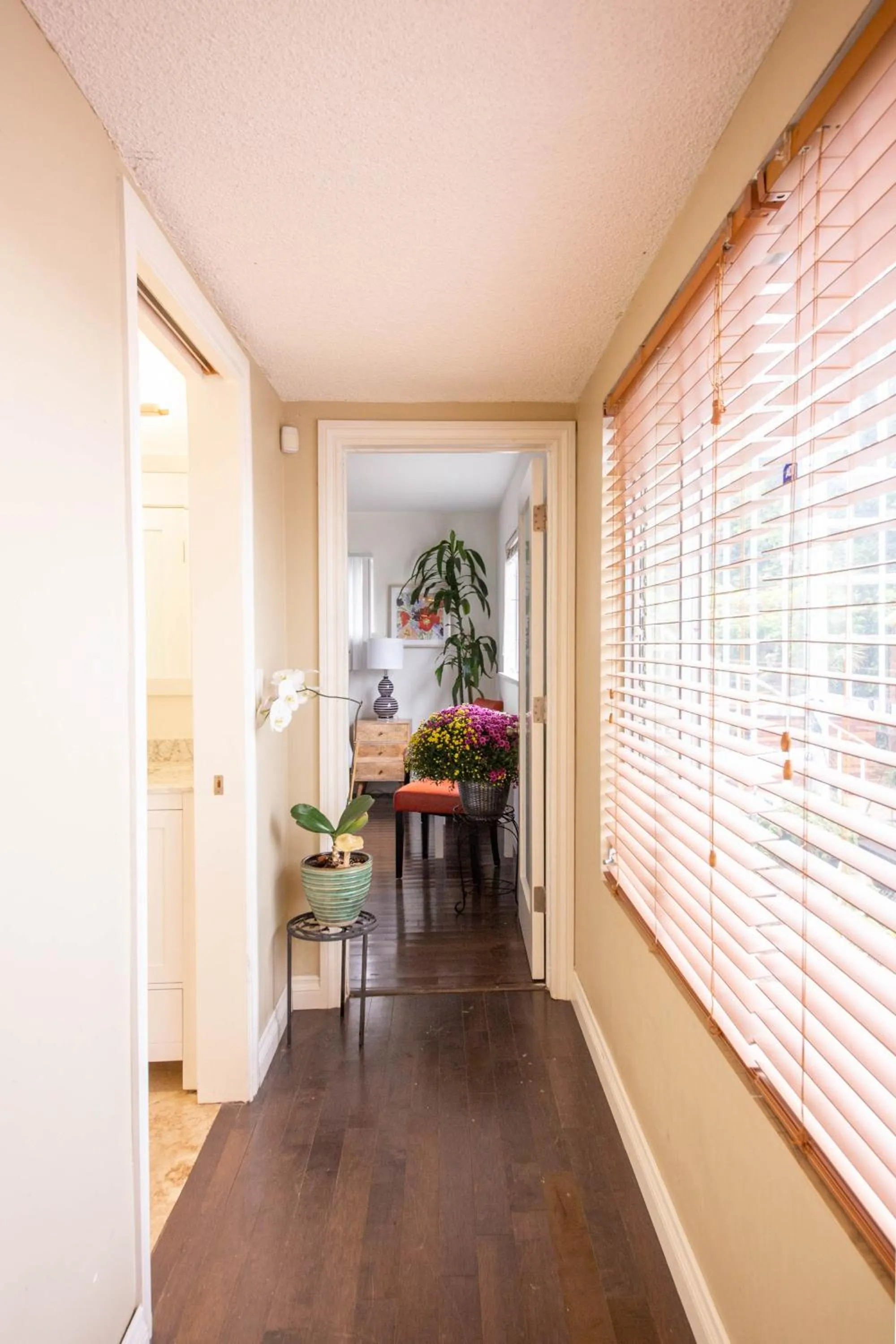 Property building in Overlooking Marina del Rey sailboats, is Green Ginger Playa Del Rey on the bluff,