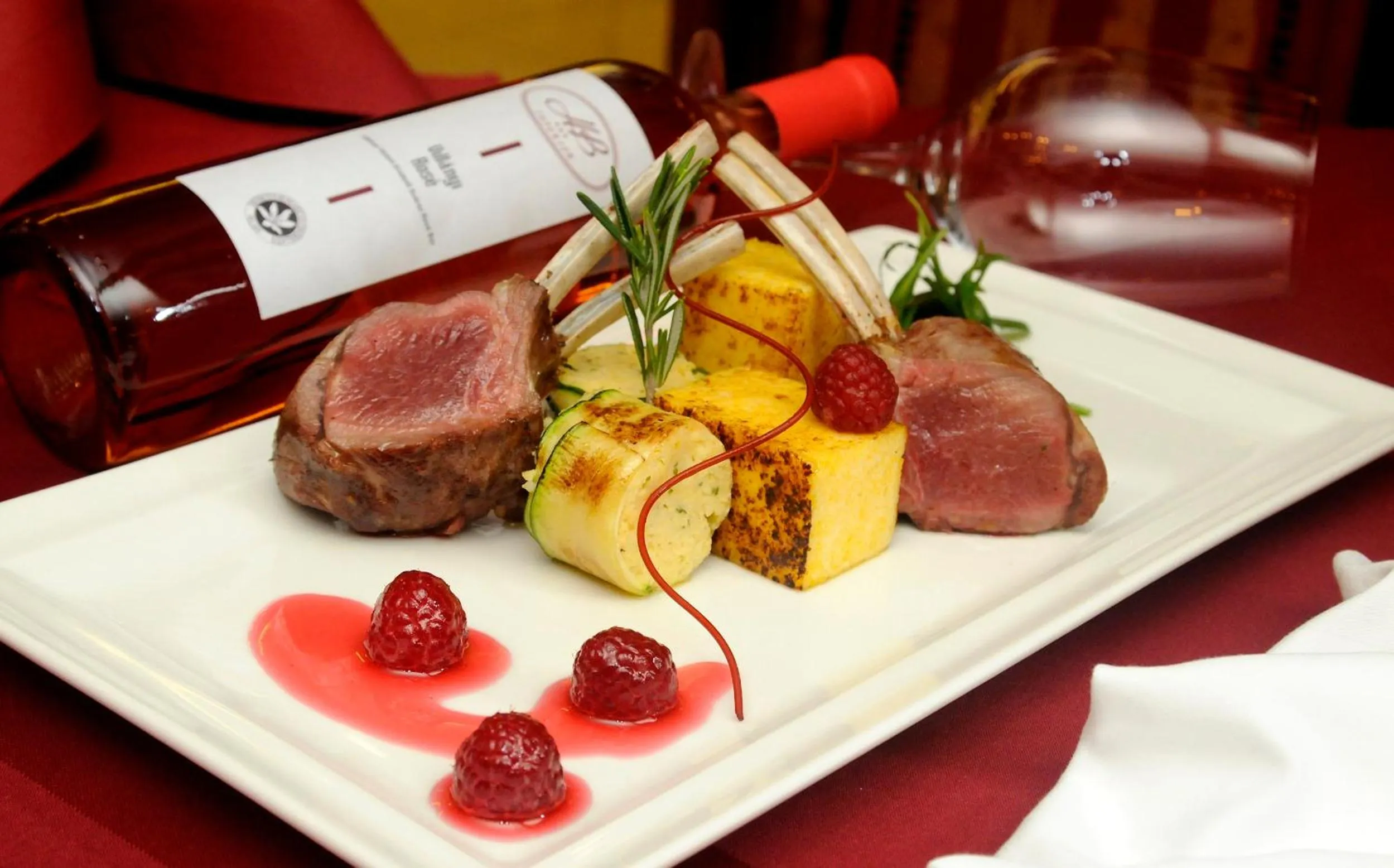 Food close-up in Benczur Hotel