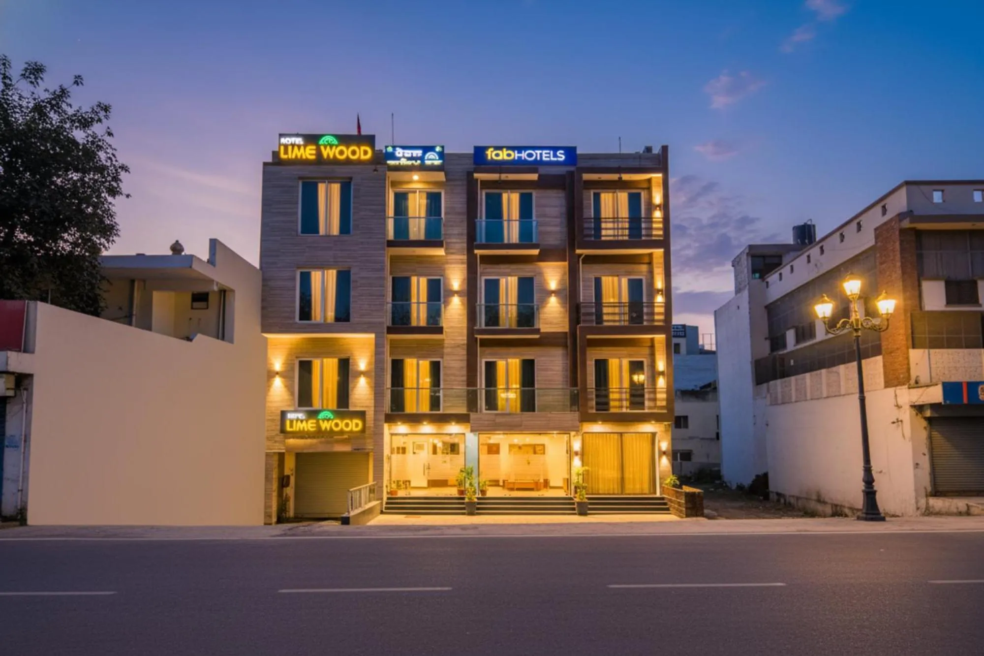 Facade/entrance in FabHotel Lime Wood