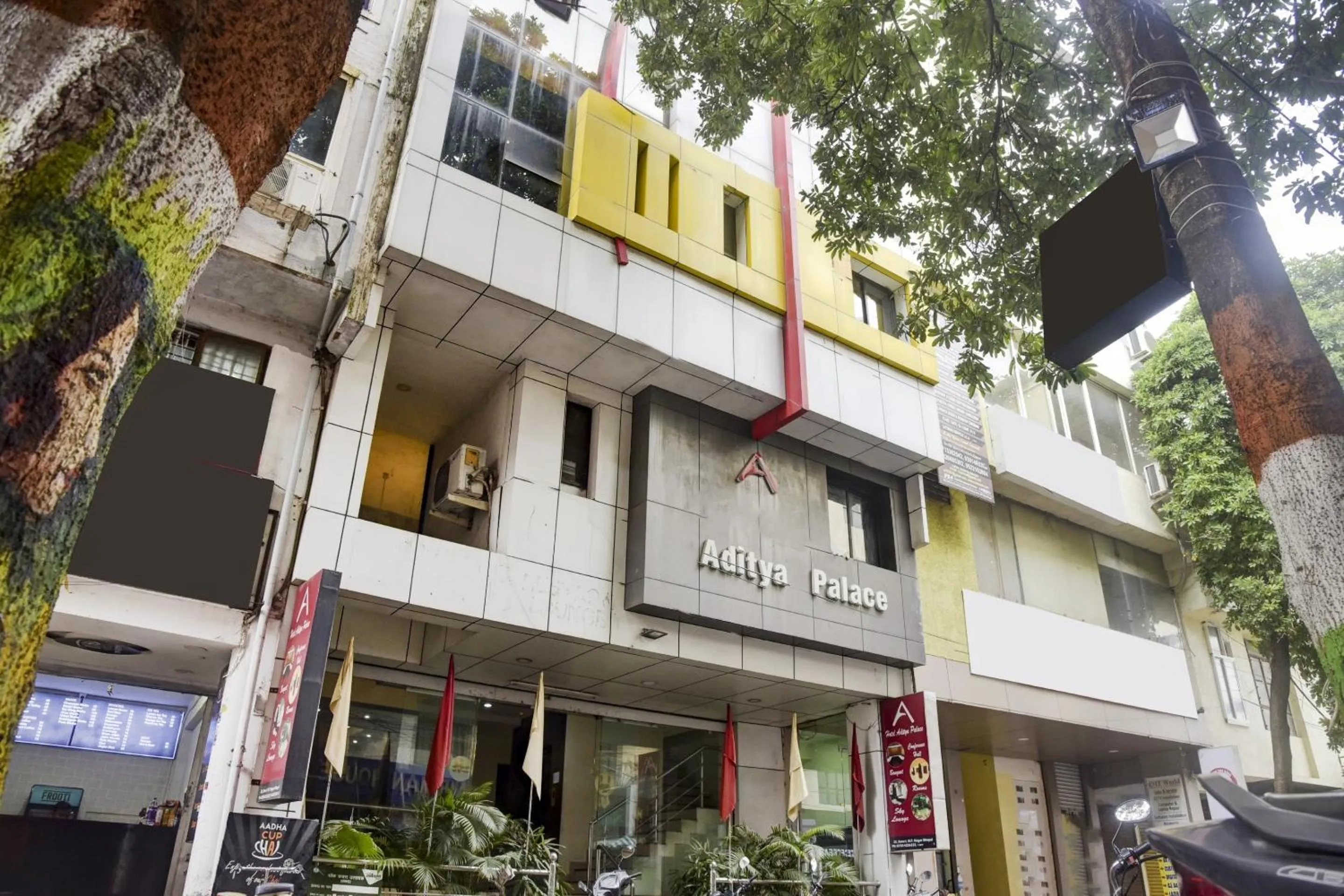 Facade/entrance in Hotel O Aditya Palace