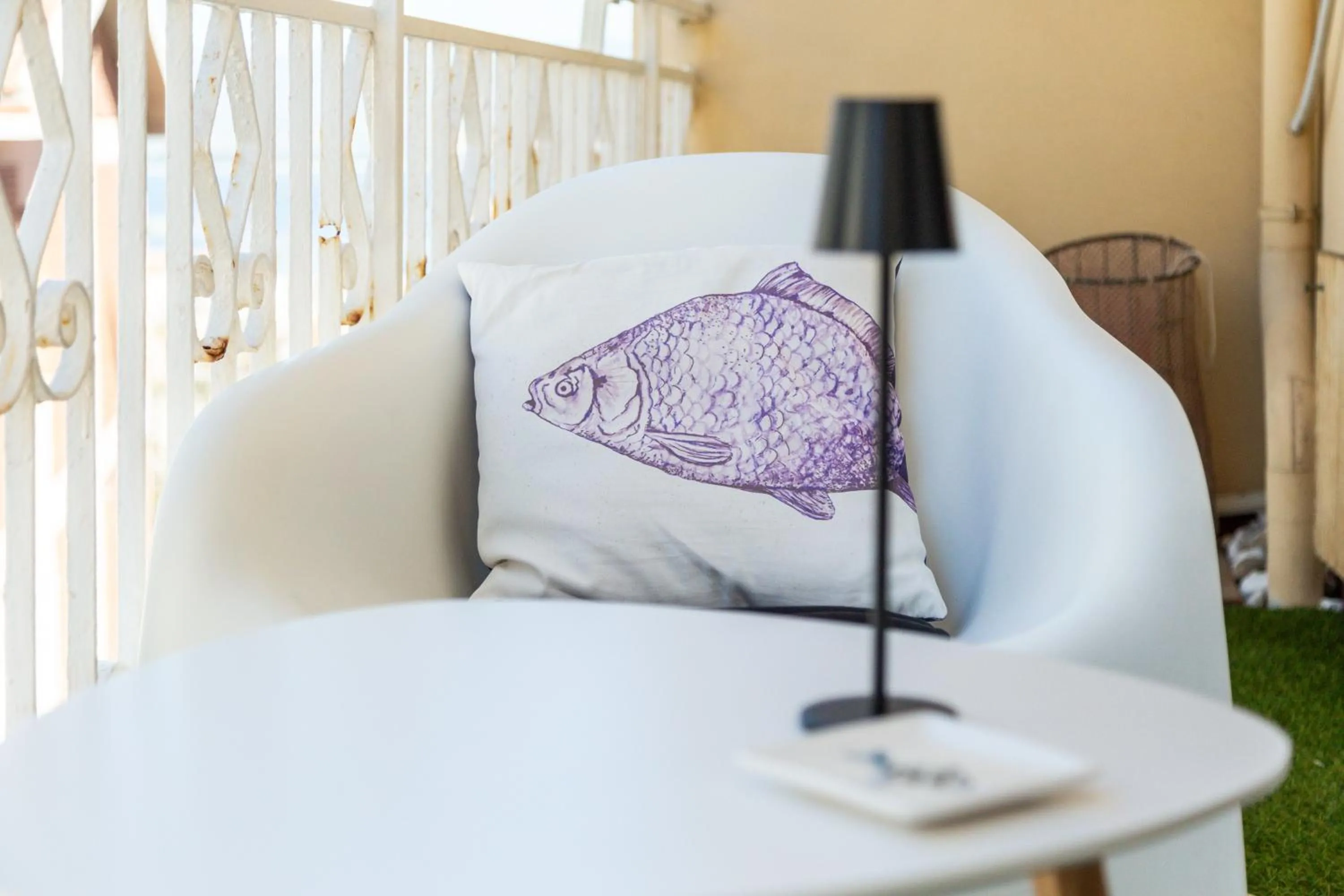 Balcony/Terrace, Bed in B&B Calamoresca