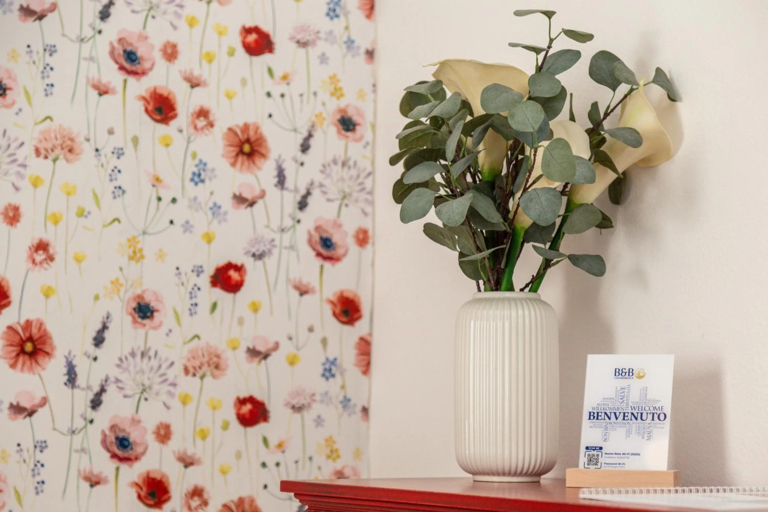 Decorative detail in B&B Calamoresca