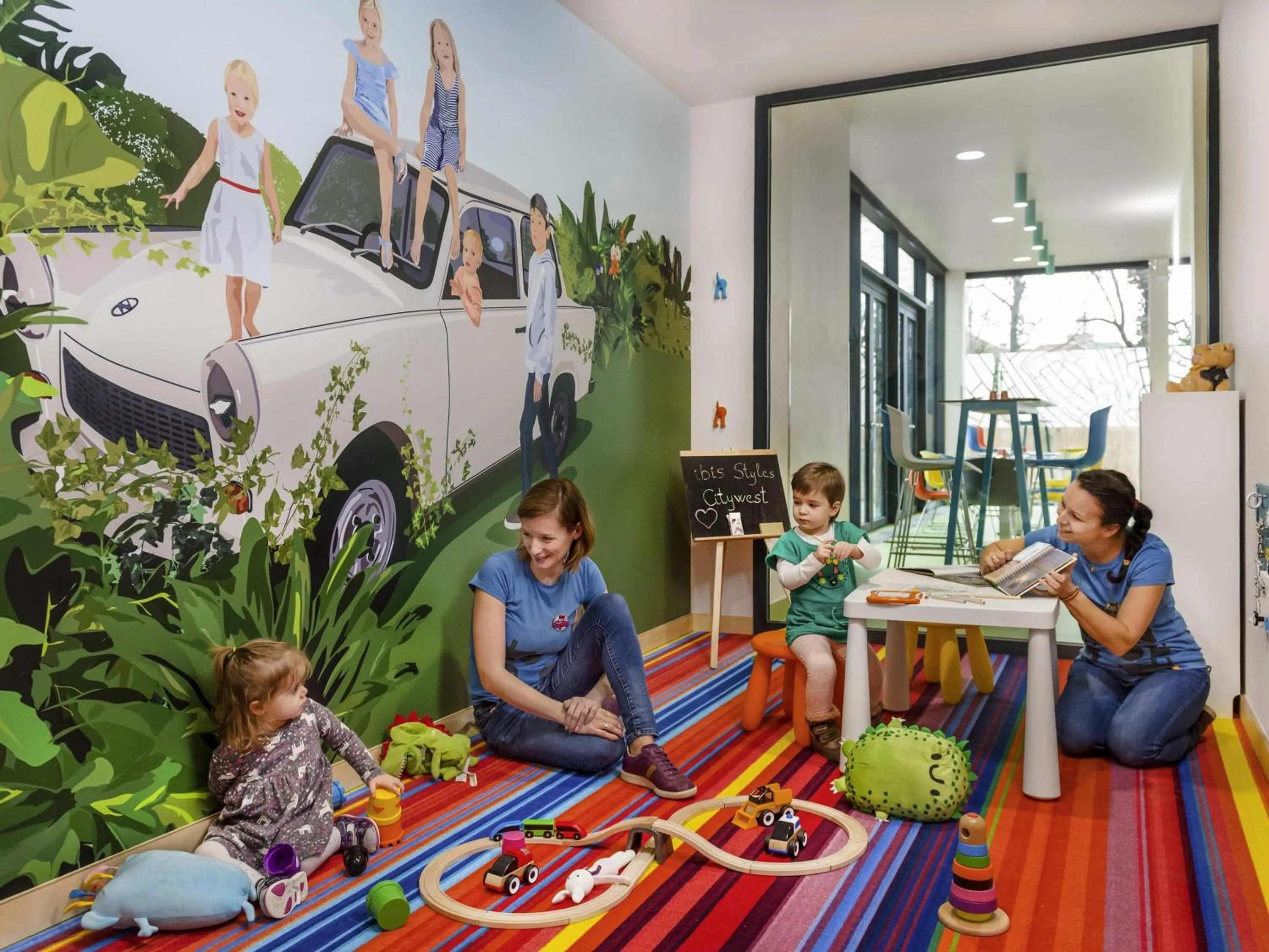 Bedroom in ibis Styles Budapest Citywest