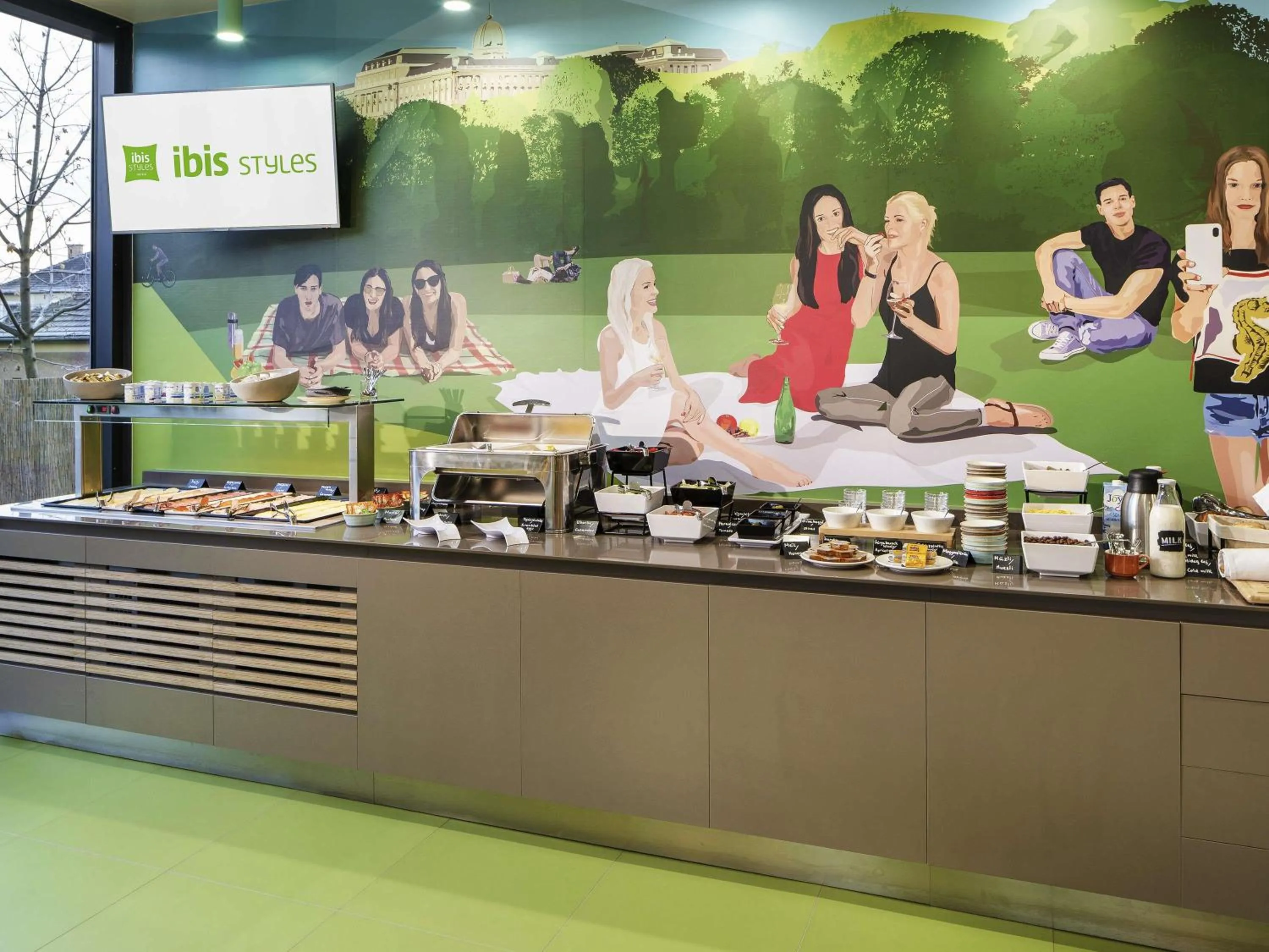 Breakfast in ibis Styles Budapest Citywest