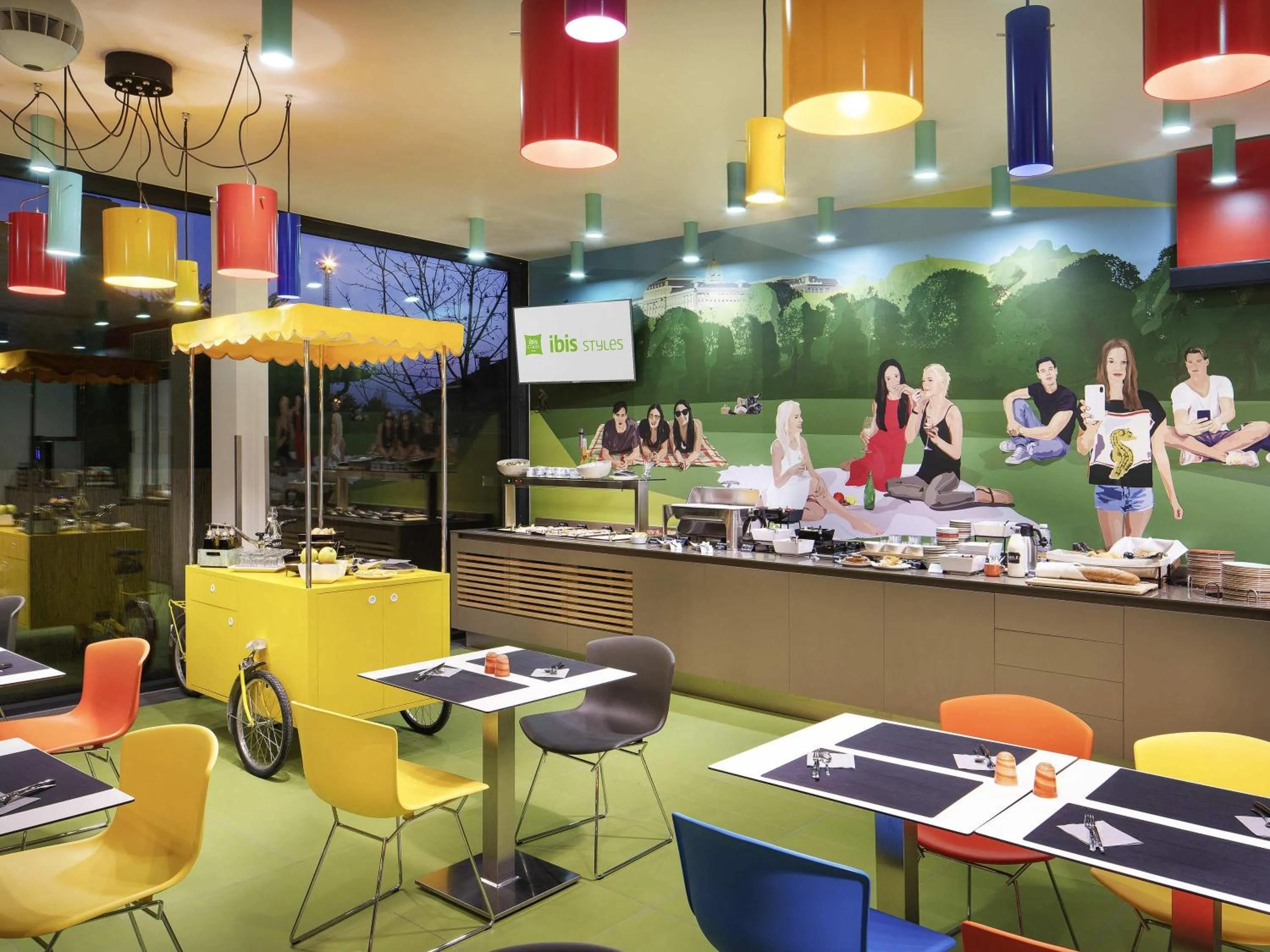 Breakfast in ibis Styles Budapest Citywest