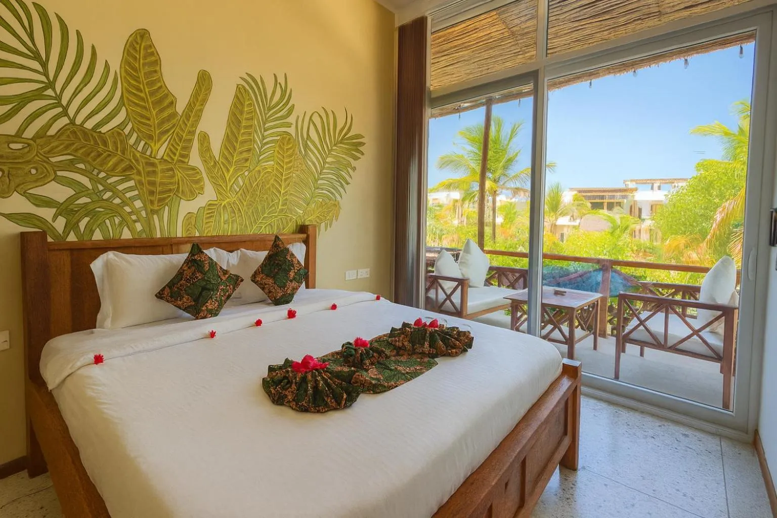 Garden, Bed in The One Resort Zanzibar