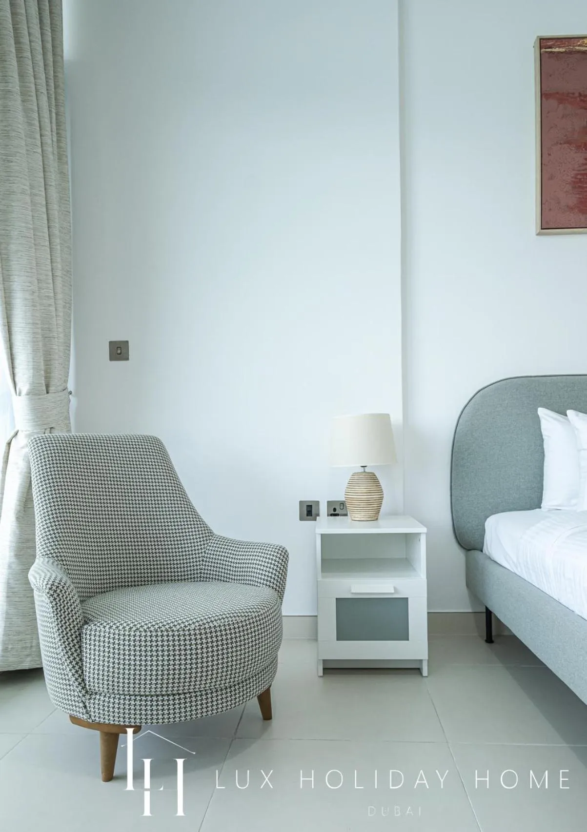 Bedroom in LUX Opulent Island Suite 6 Burj View