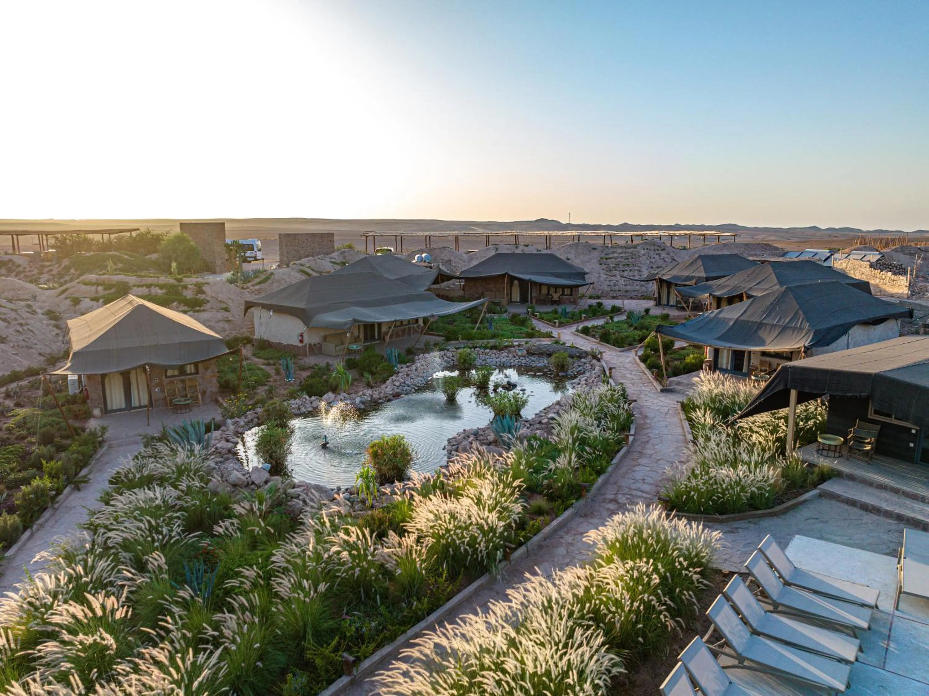 Property building in Le Bédouin agafay