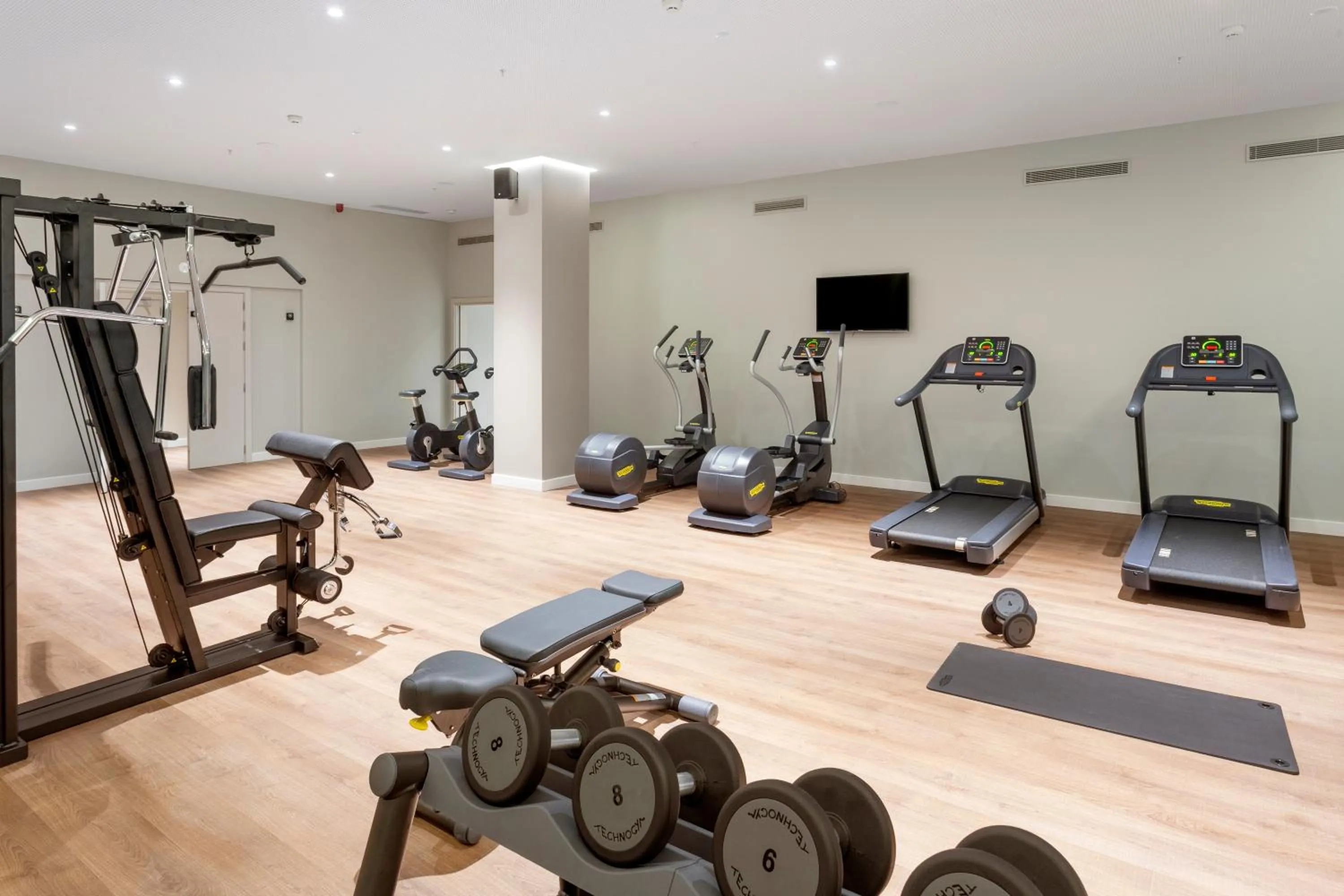Fitness centre/facilities in Eurostars Guadalquivir