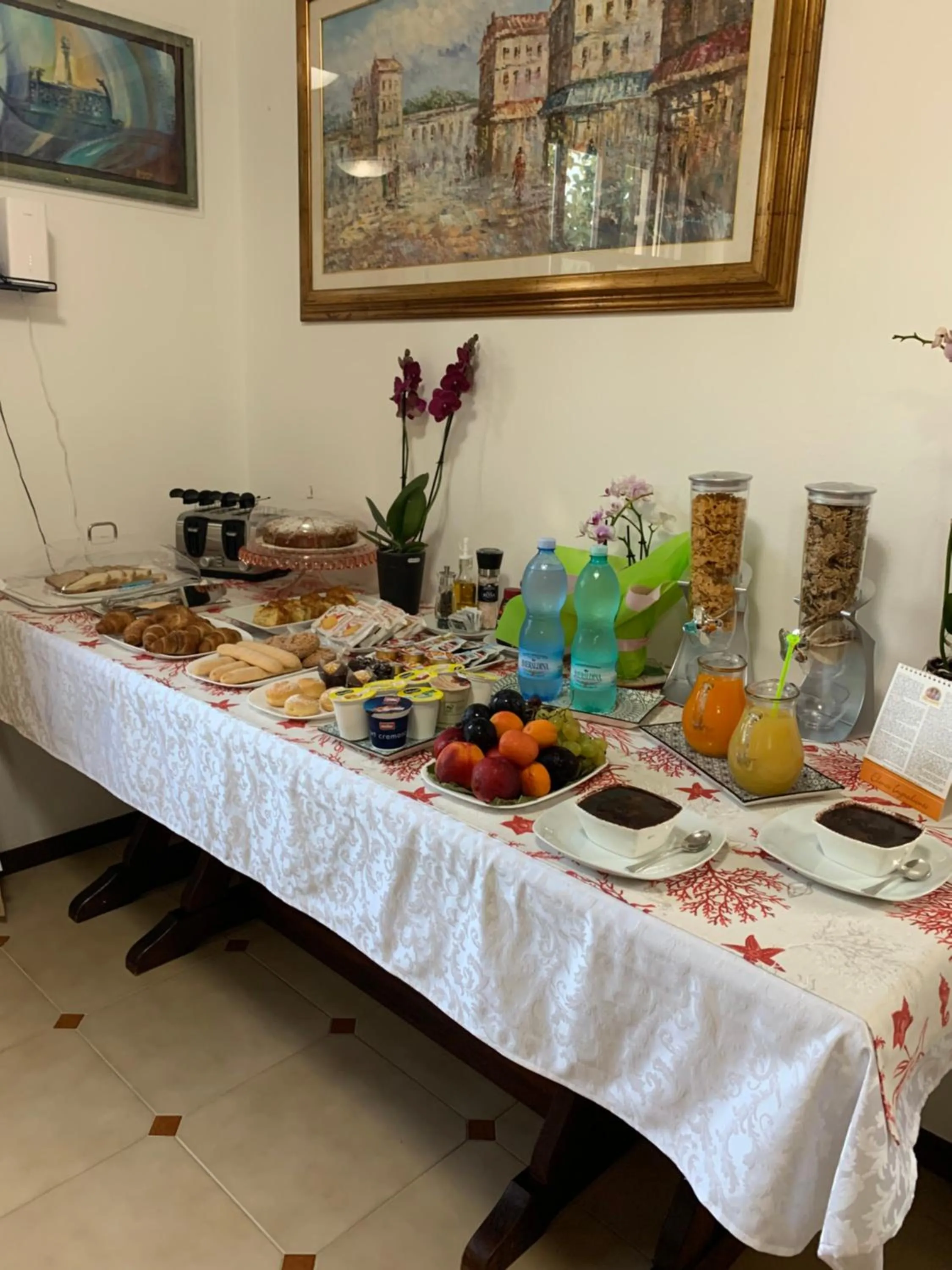 Buffet breakfast in B&B Bentu de Mari