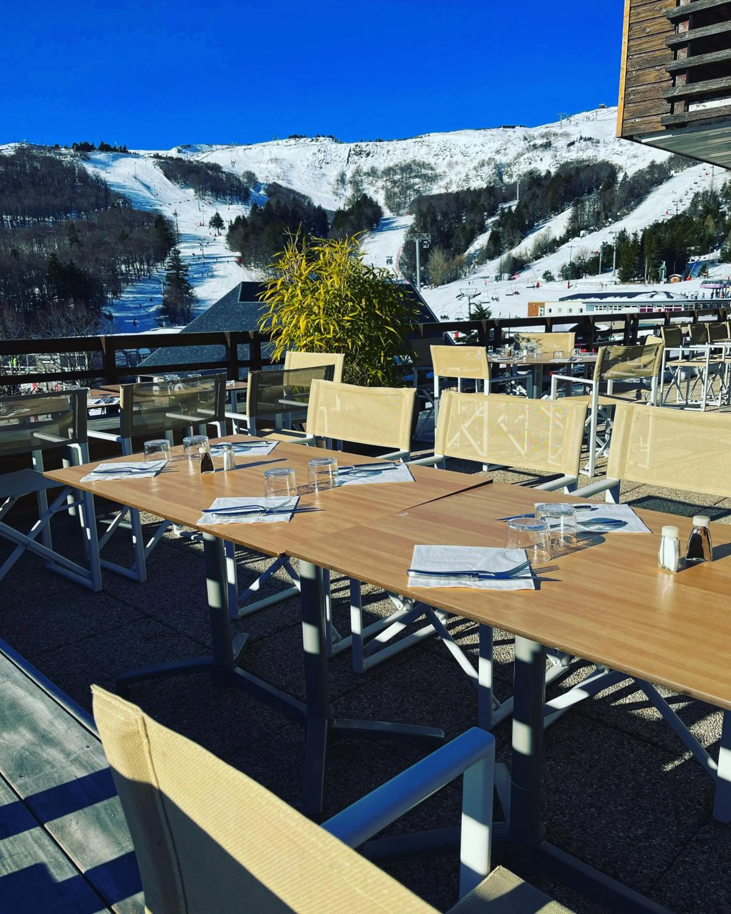 Patio in Hotel Perdrix