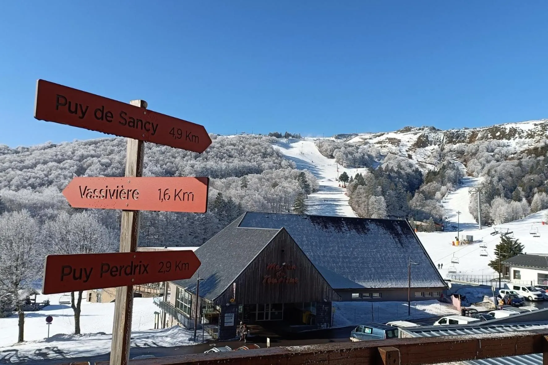 Mountain view in Hotel Perdrix