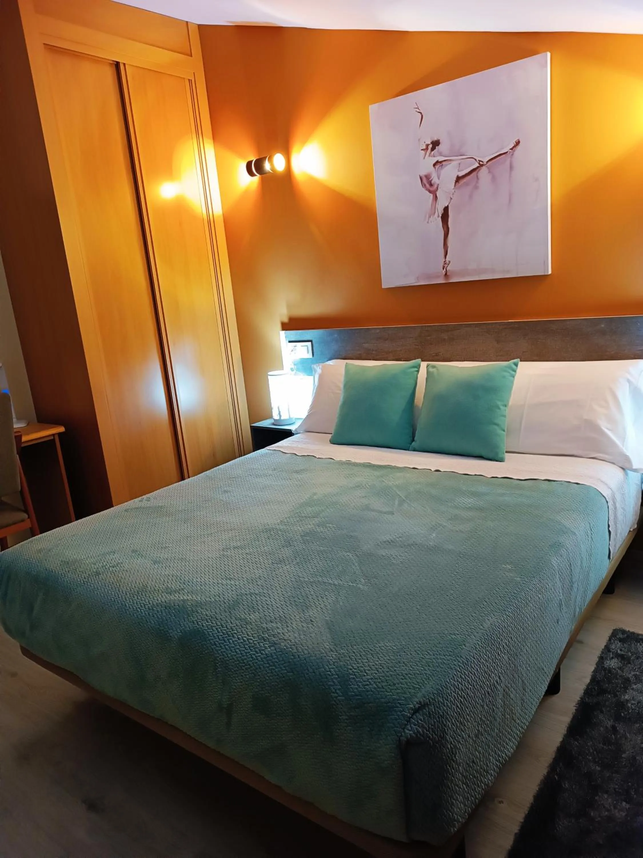 Bed in Hotel Alma Rosa