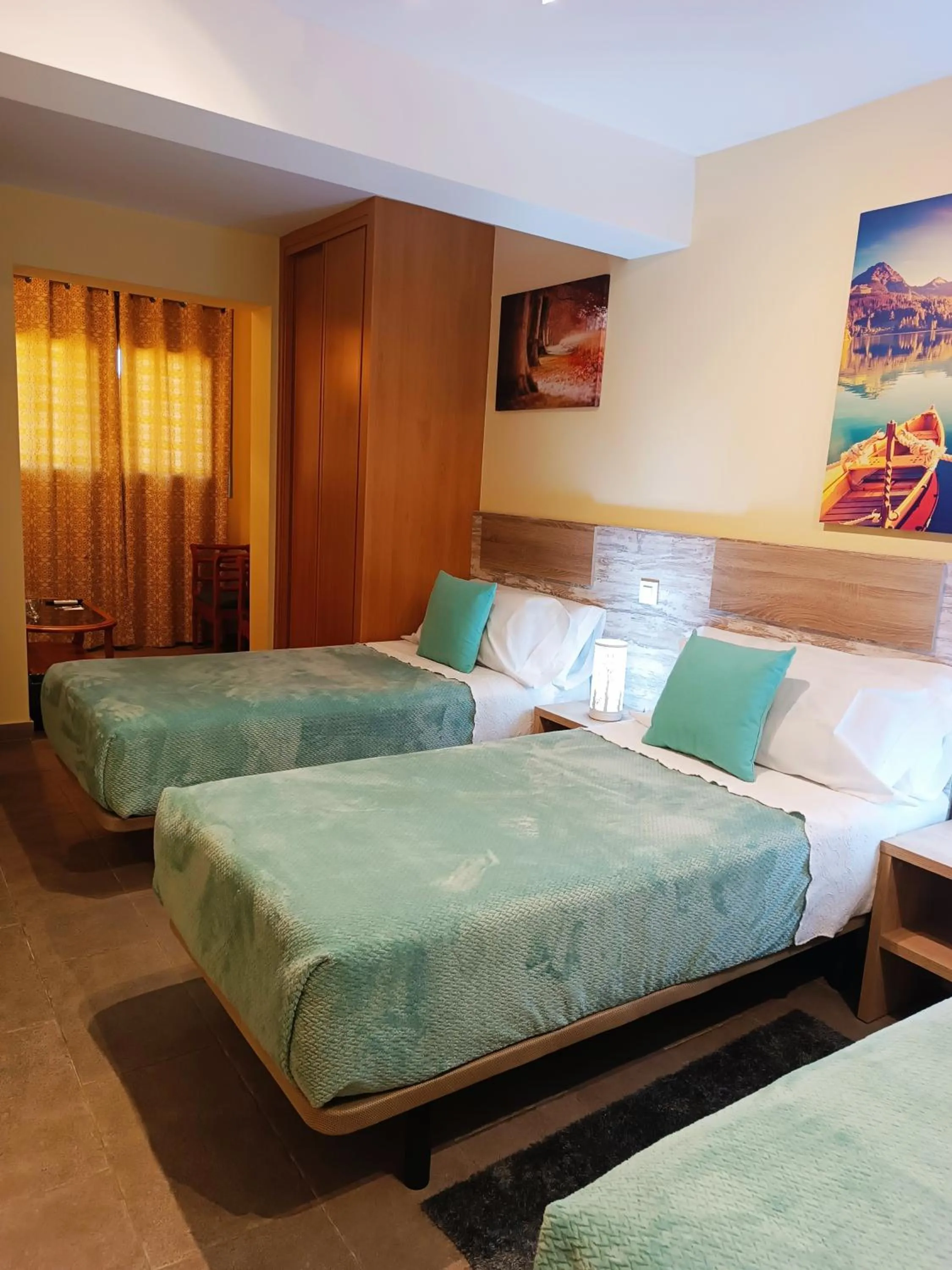 Bed in Hotel Alma Rosa