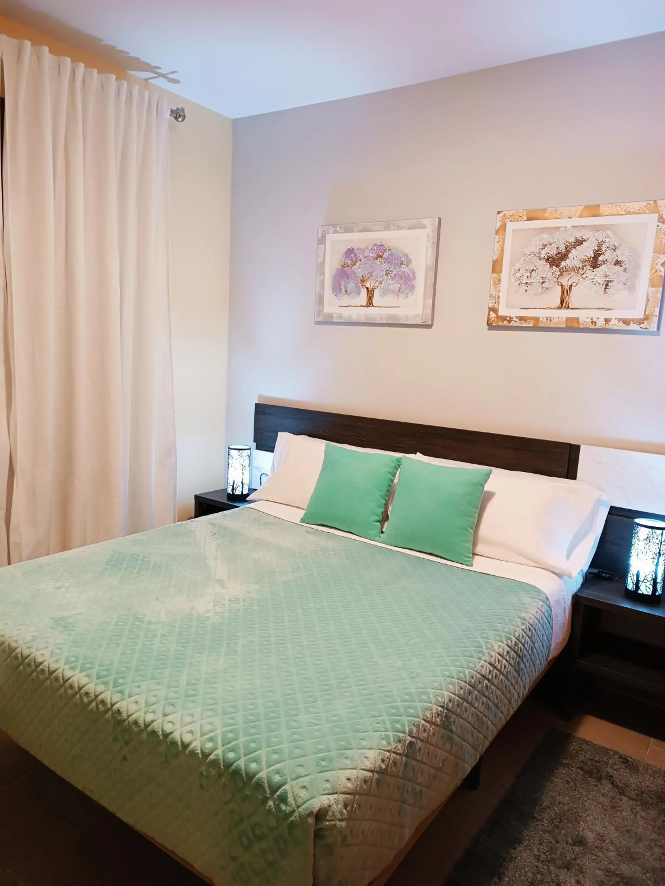 Bed in Hotel Alma Rosa