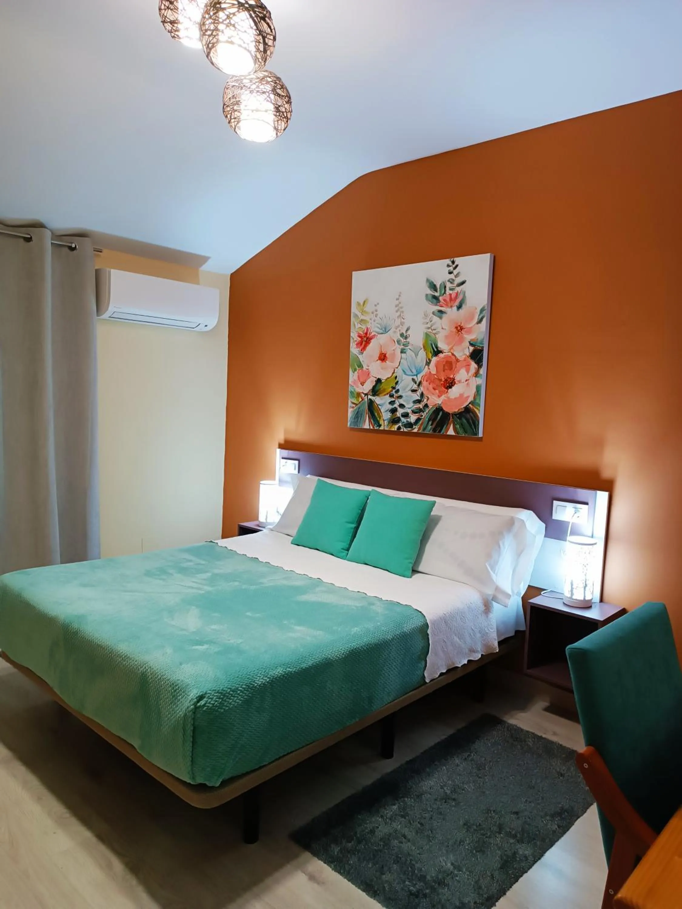 Bed in Hotel Alma Rosa