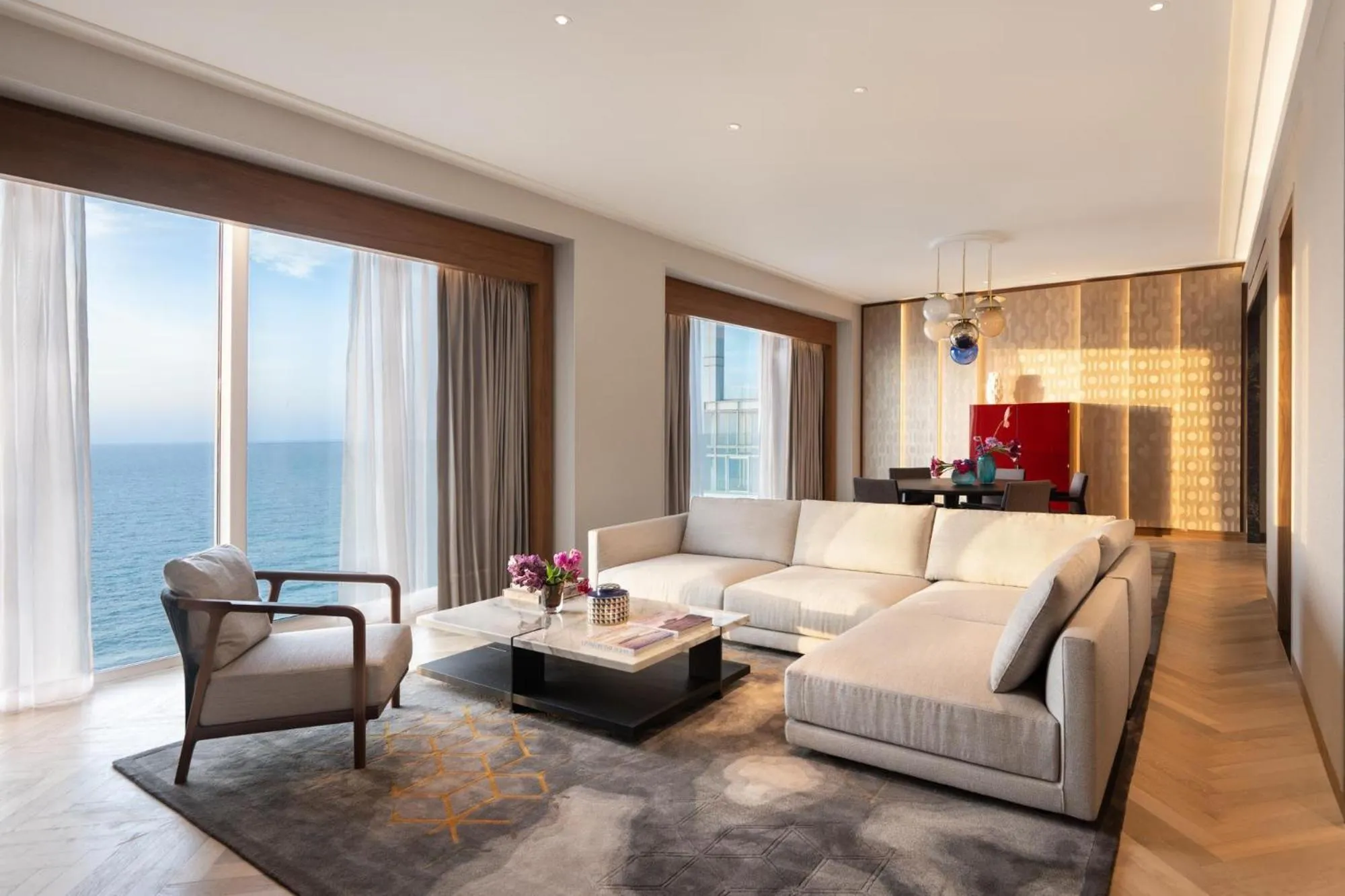 Living room in The David Kempinski Tel Aviv