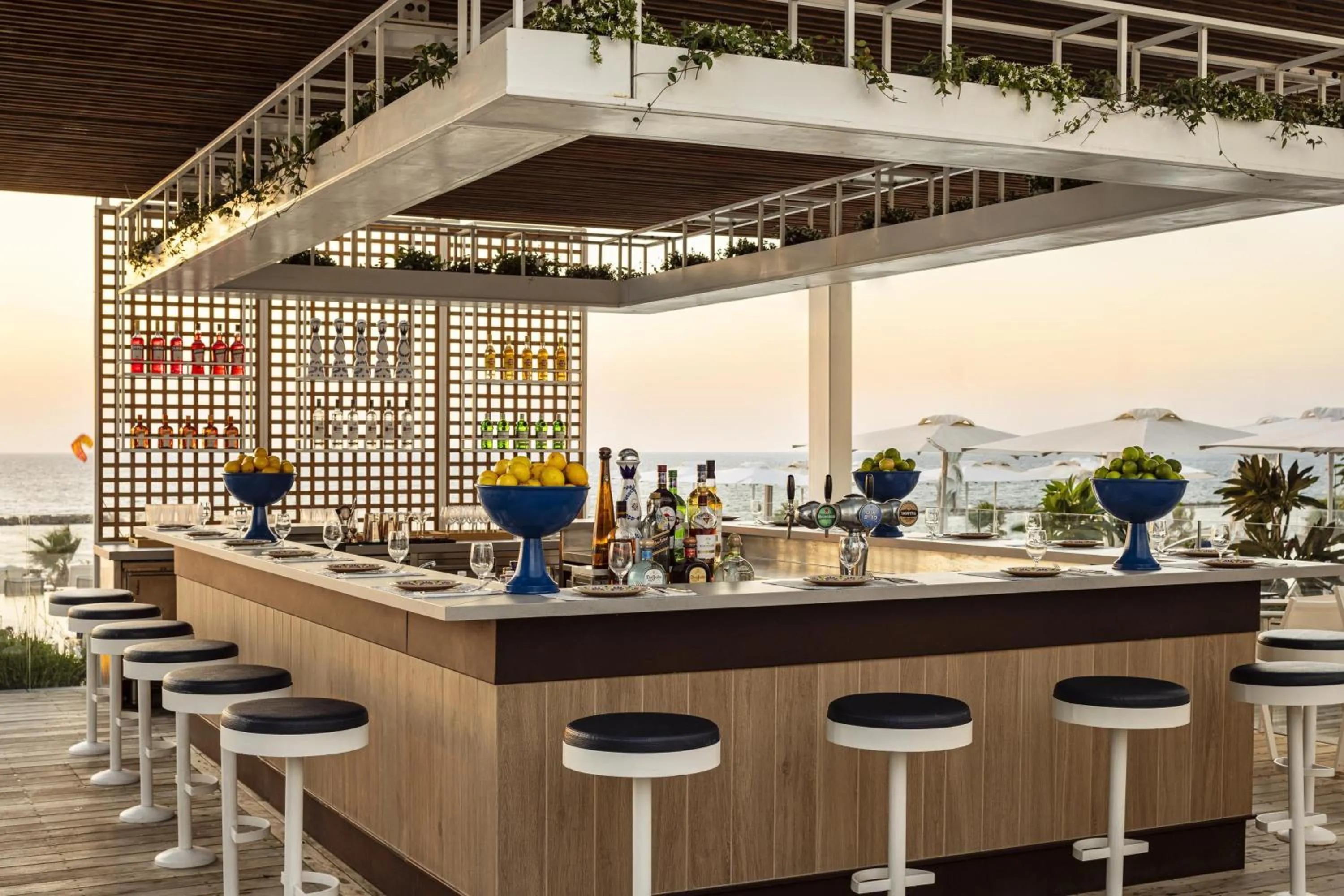 Pool view in The David Kempinski Tel Aviv