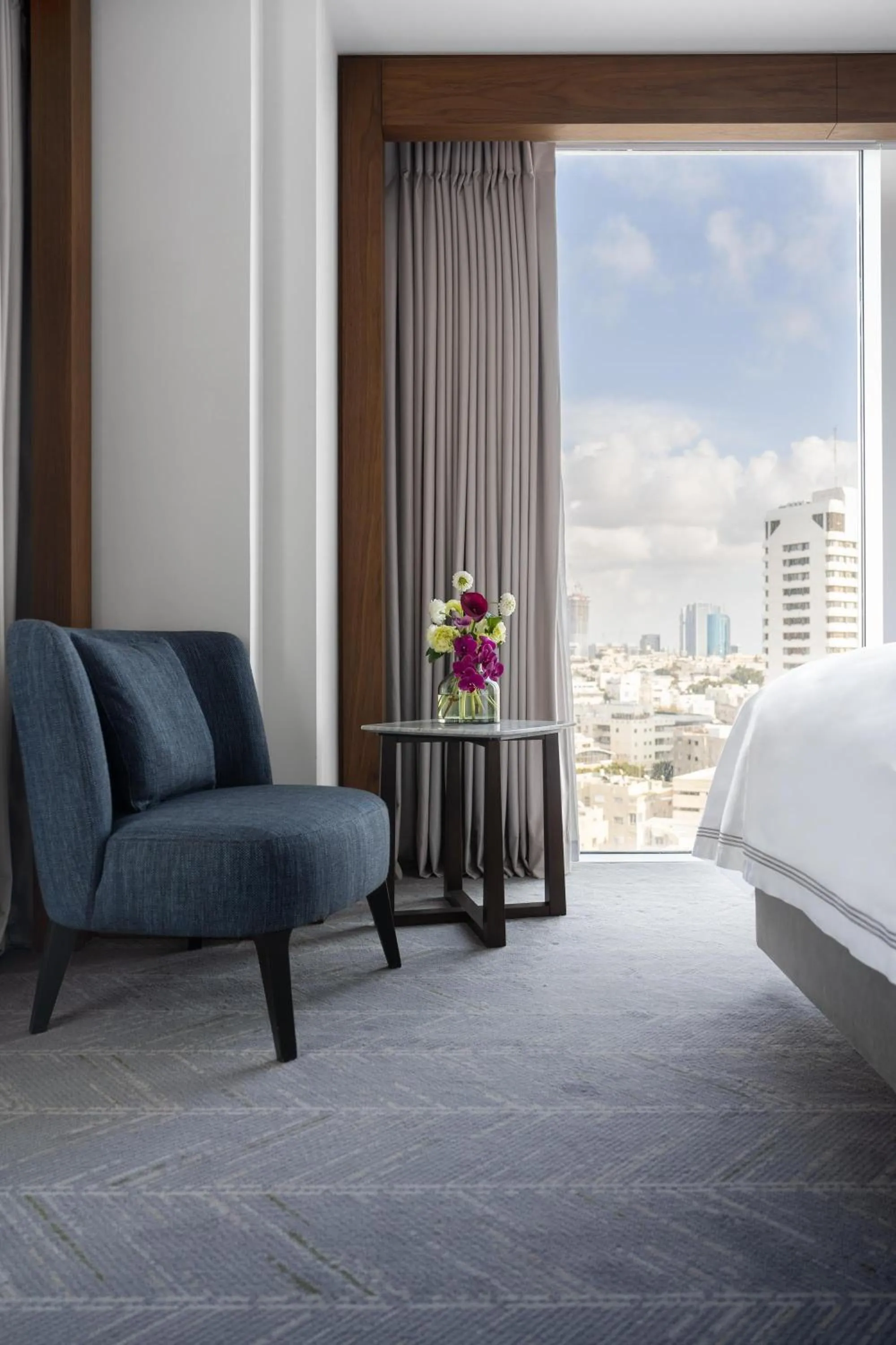 Bedroom, Bed in The David Kempinski Tel Aviv