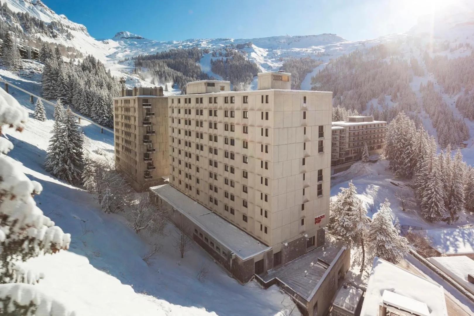 Property building in RockyPop Flaine Appartements & Spa